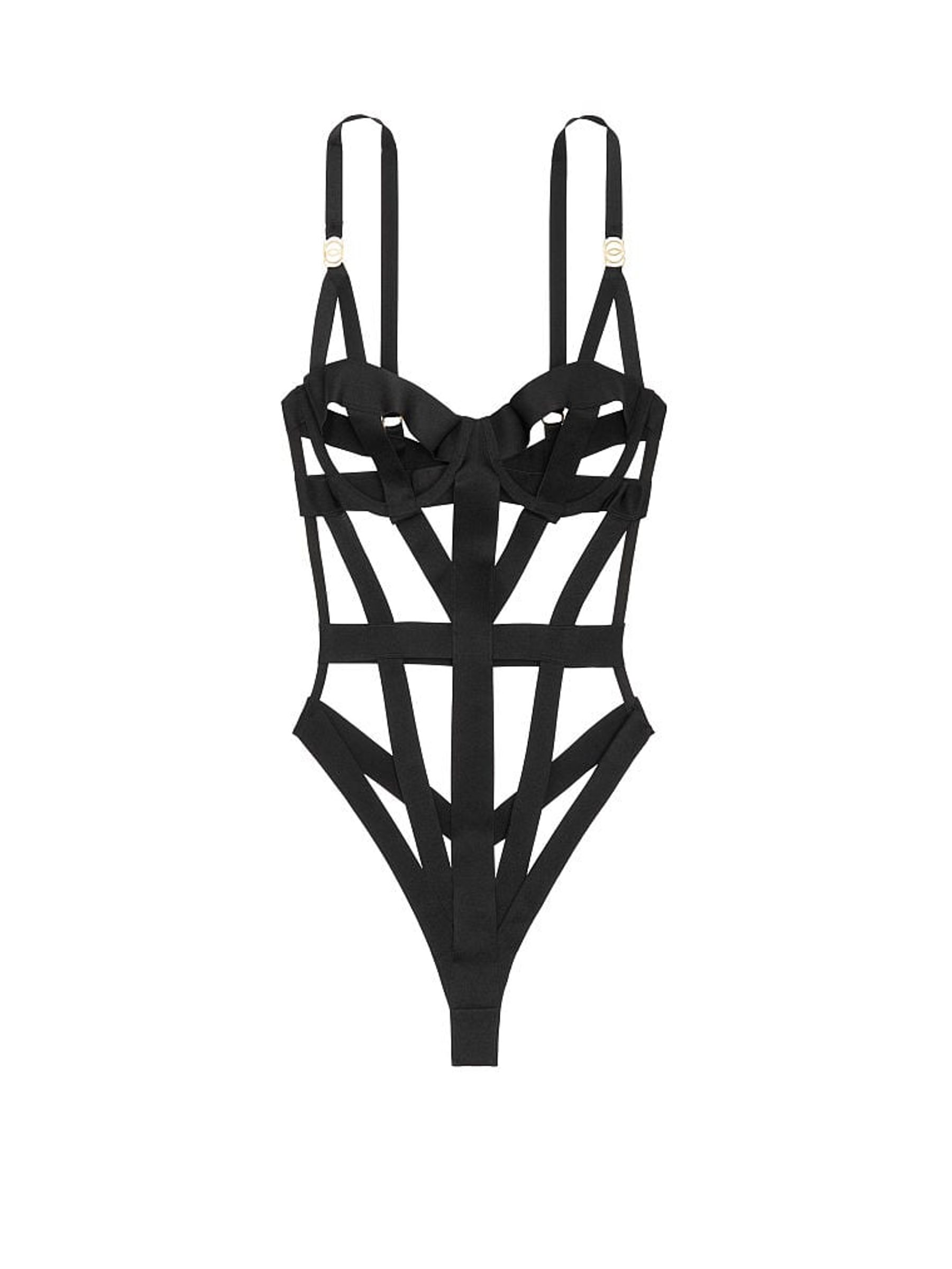 Black Bondage Bodysuit - Image 3 of 3