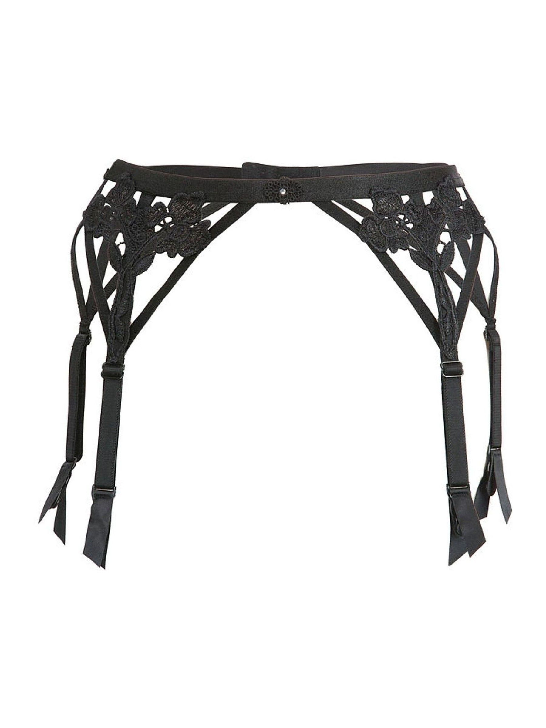 Black Nova Garter Belt by Bluebella - Image 4 of 4