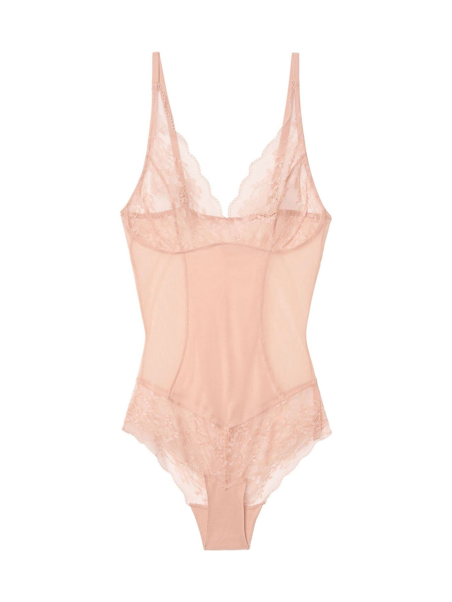 Evening Blush Shapewear Lace Core Bodysuit - Image 3 of 3