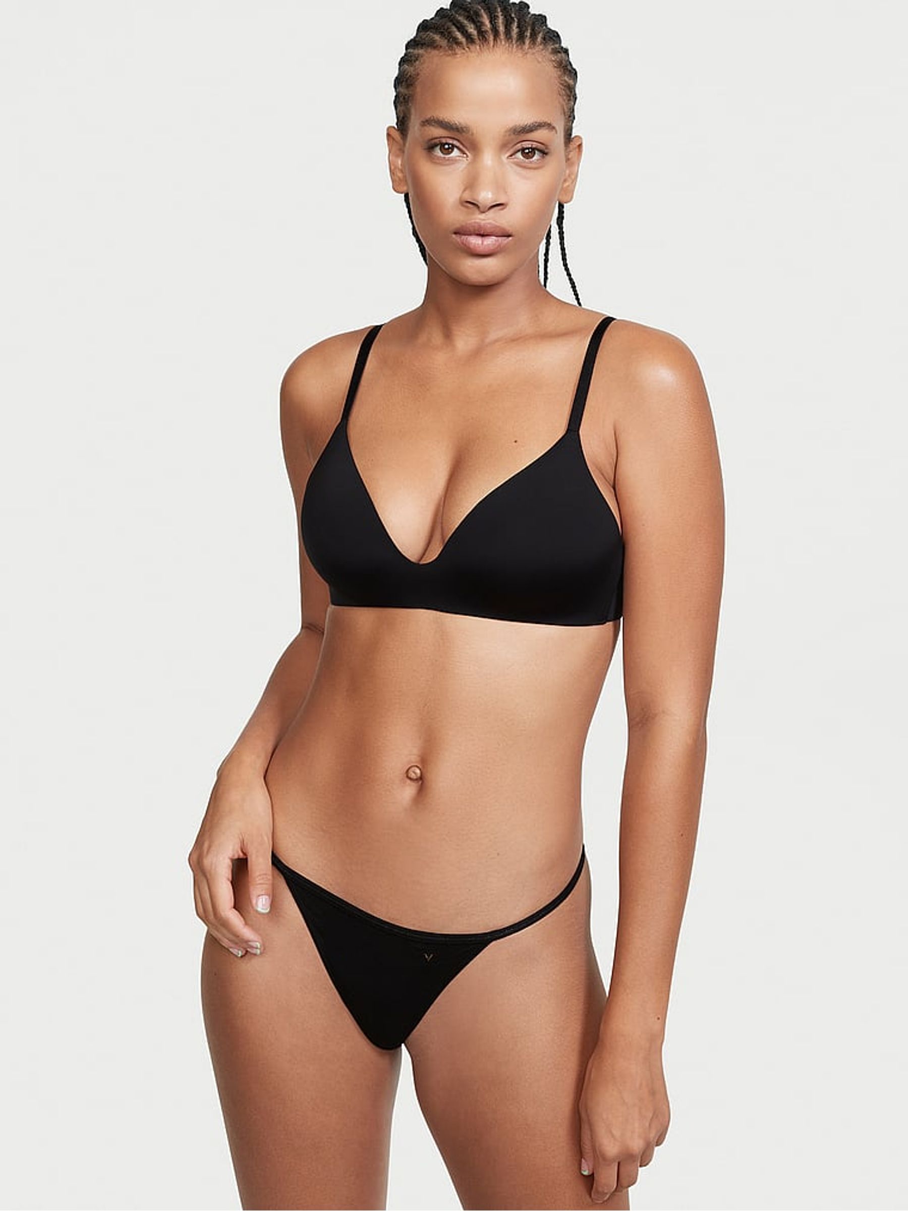 Black G String Knickers - Image 1 of 4