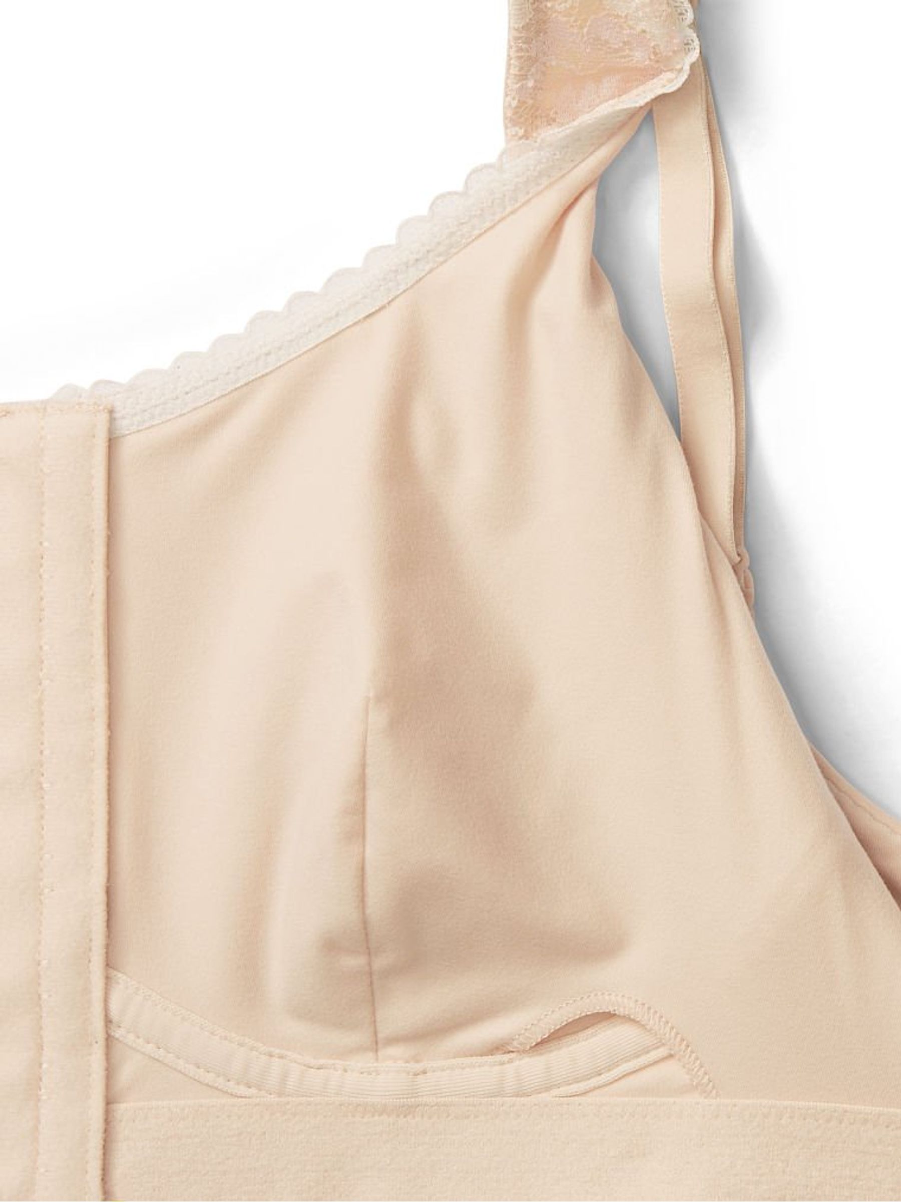 Champagne Nude Front Fastening Post Surgery Unlined Bra - Image 3 of 3