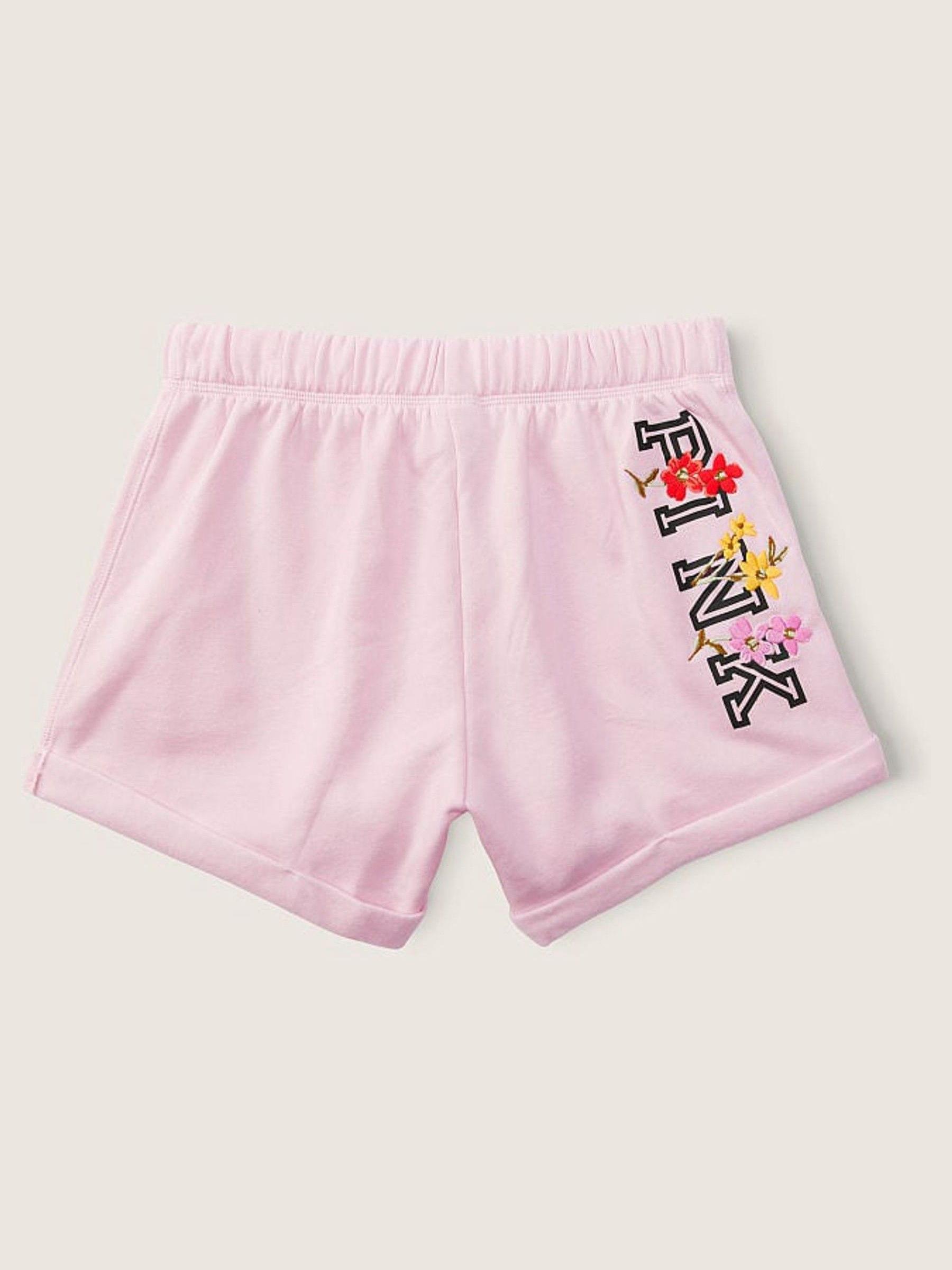 Pink About It Floral Logo Logo Lounge Short - Image 5 of 5