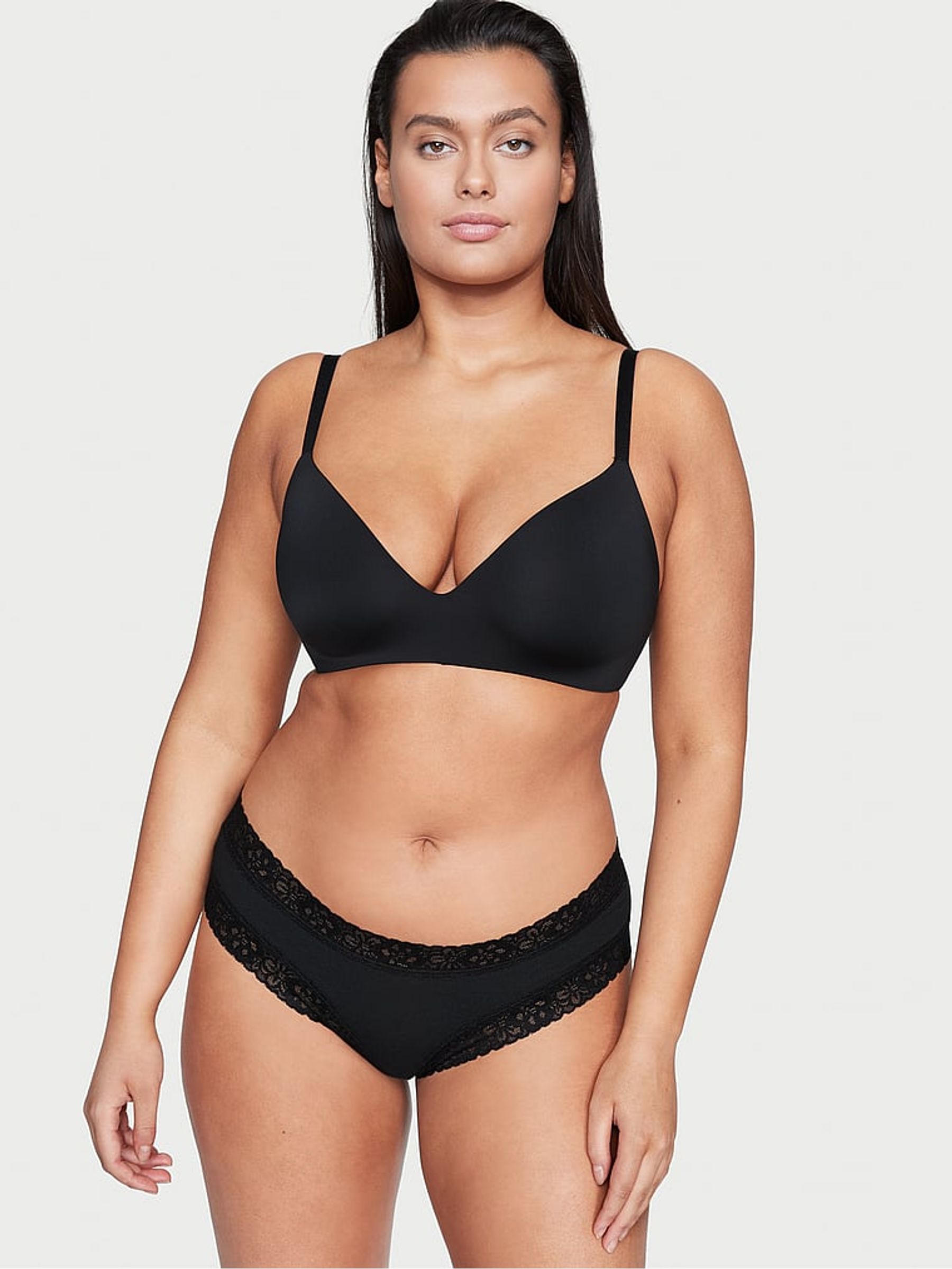 Black Non Wired Lightly Lined Bra - Image 1 of 3