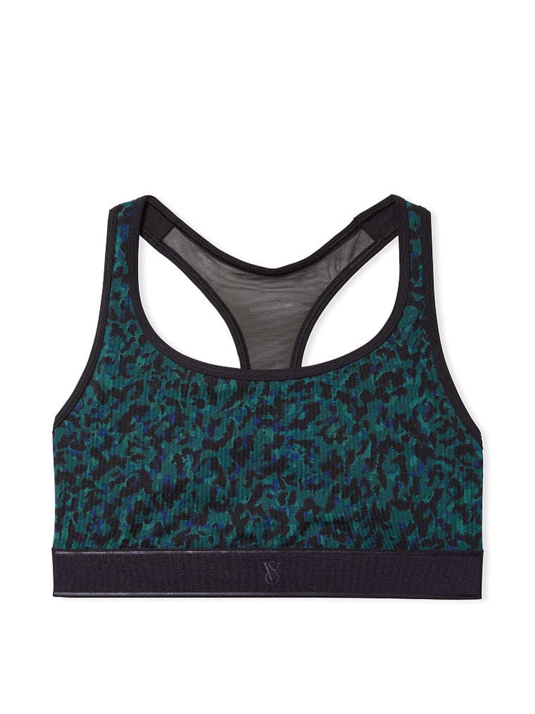 Blue Leopard Player Unlined Sports Bra - Image 4 of 4