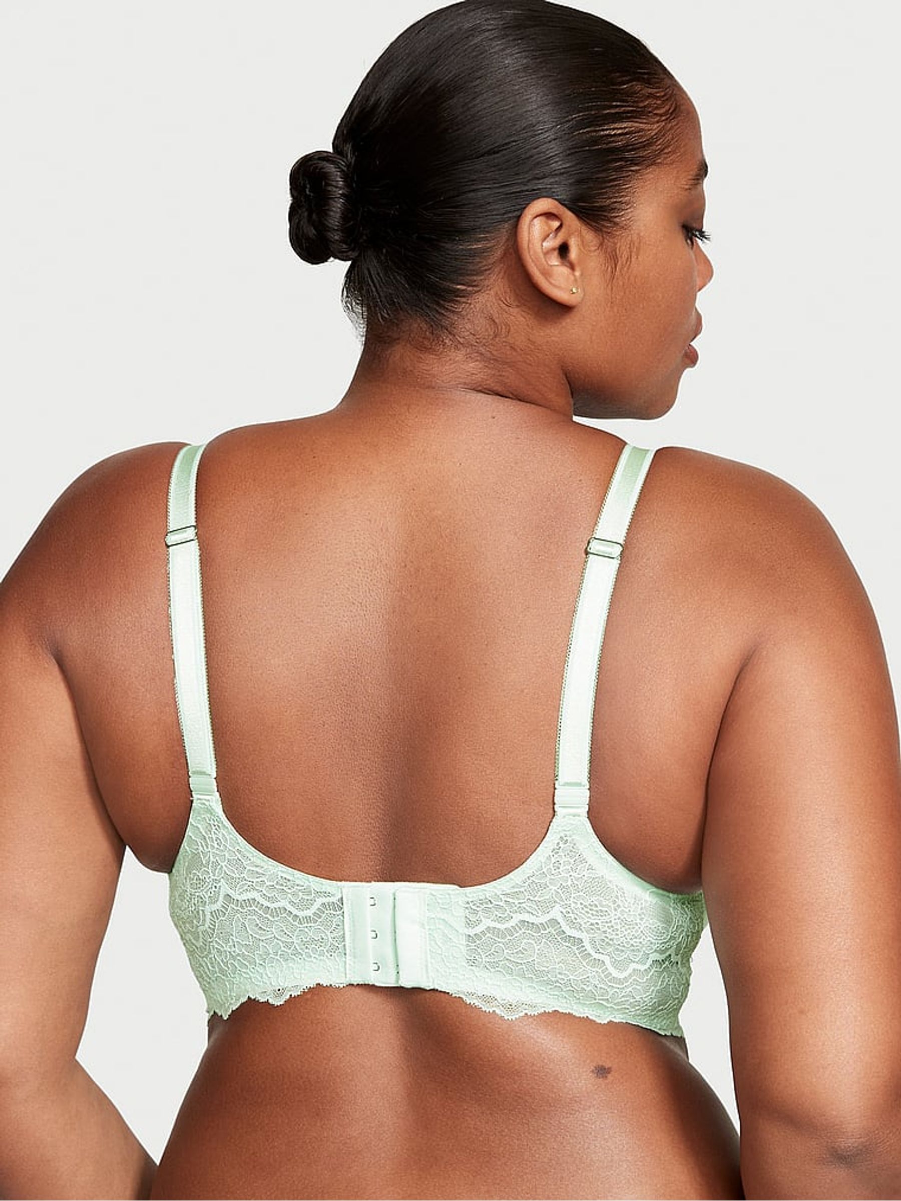 Misty Jade Foil Green Lightly Lined Demi Bra - Image 2 of 3