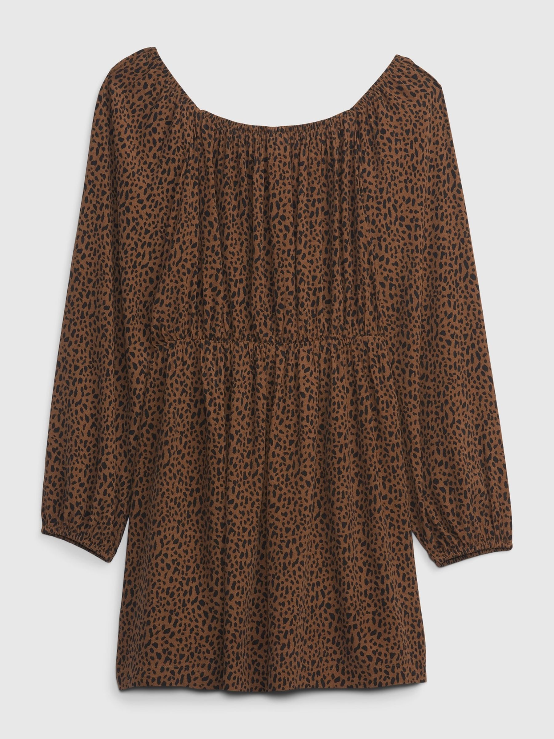 Brown Smocked Dress - Image 4 of 4