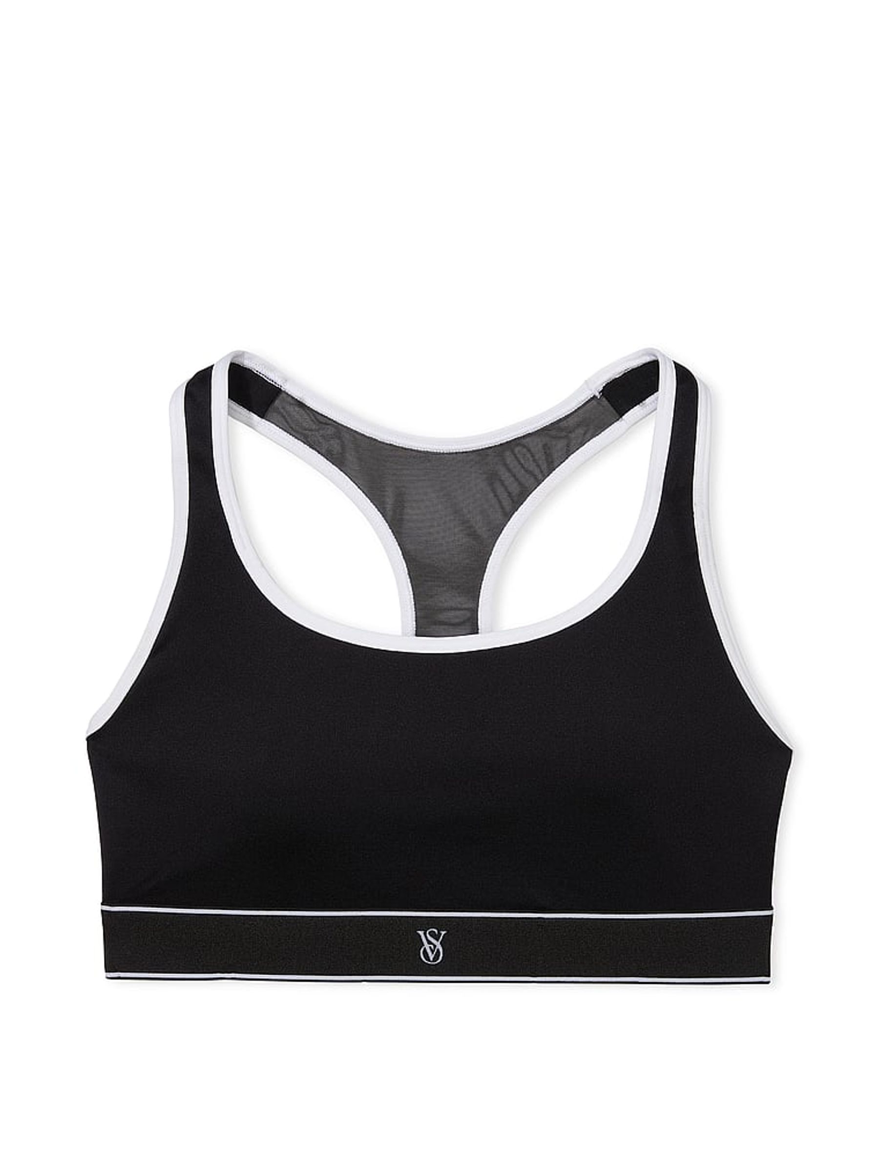 Black & White Player Unlined Sports Bra - Image 3 of 3