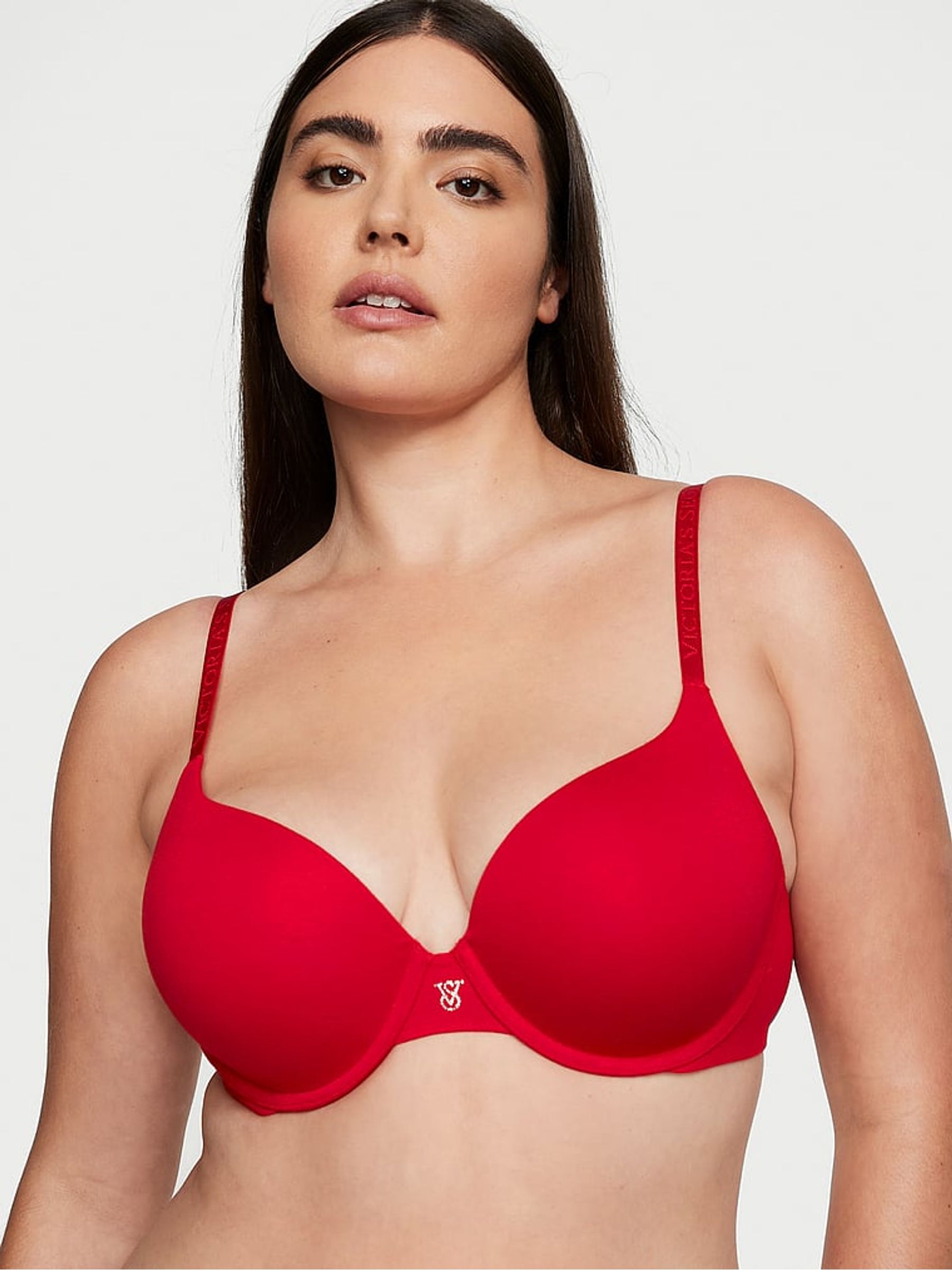 Lipstick Red Full Cup Push Up Bra - Image 1 of 3