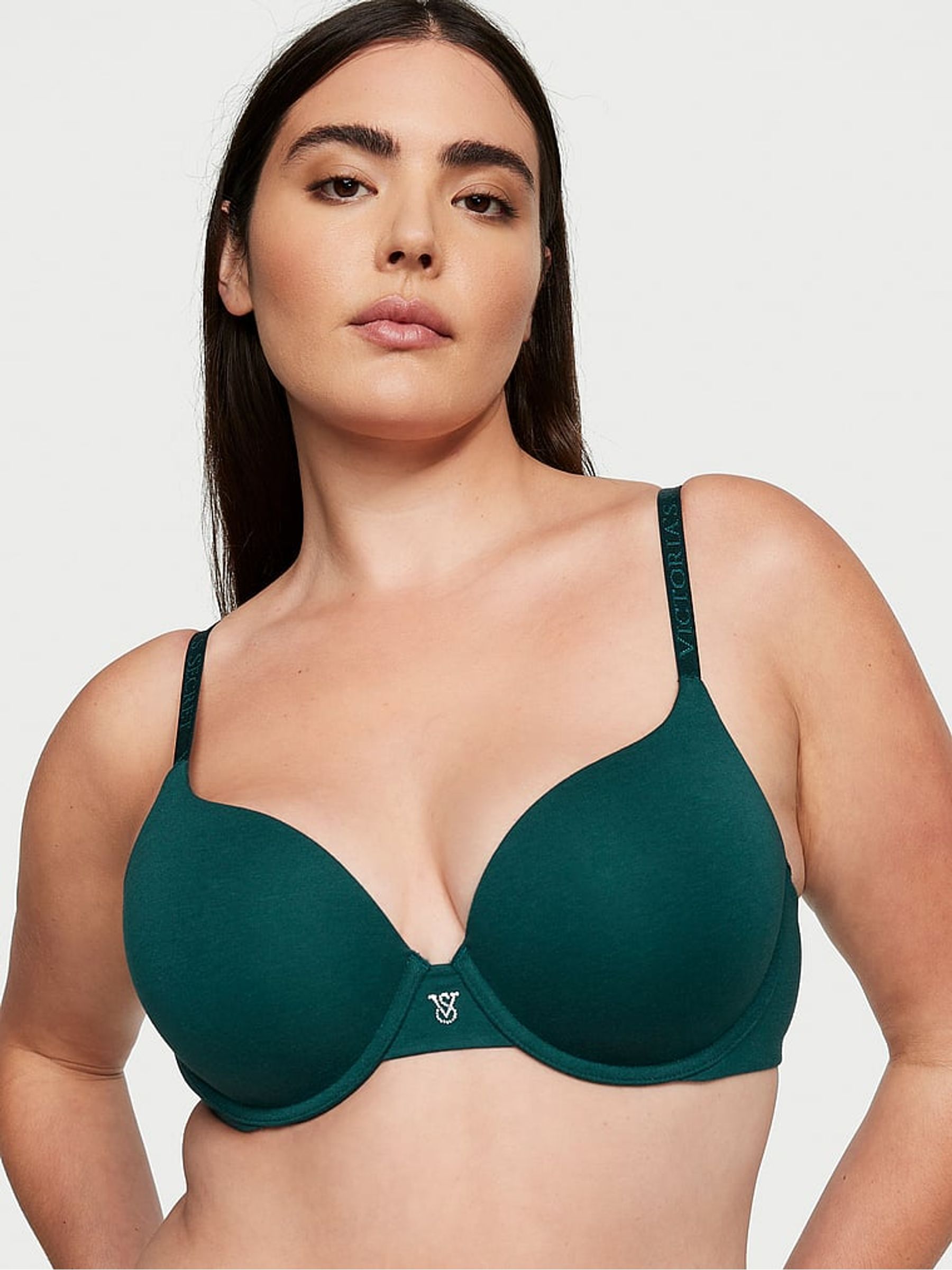 Black Ivy Green Full Cup Push Up Bra - Image 1 of 3