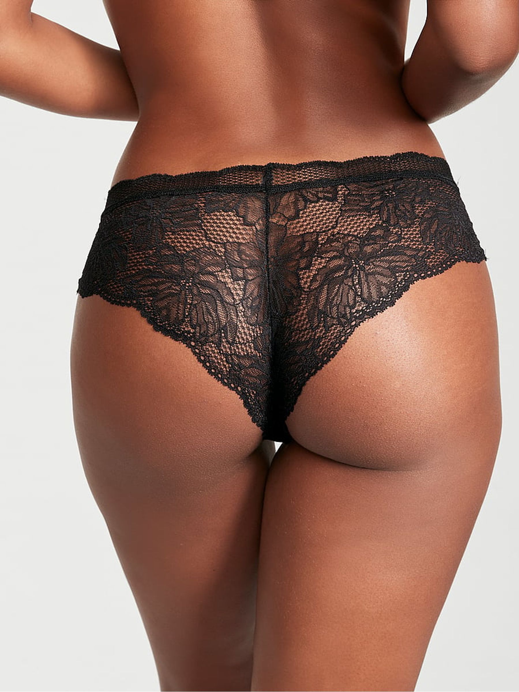 Black Fleur Noir Cheeky Knickers - Image 2 of 3
