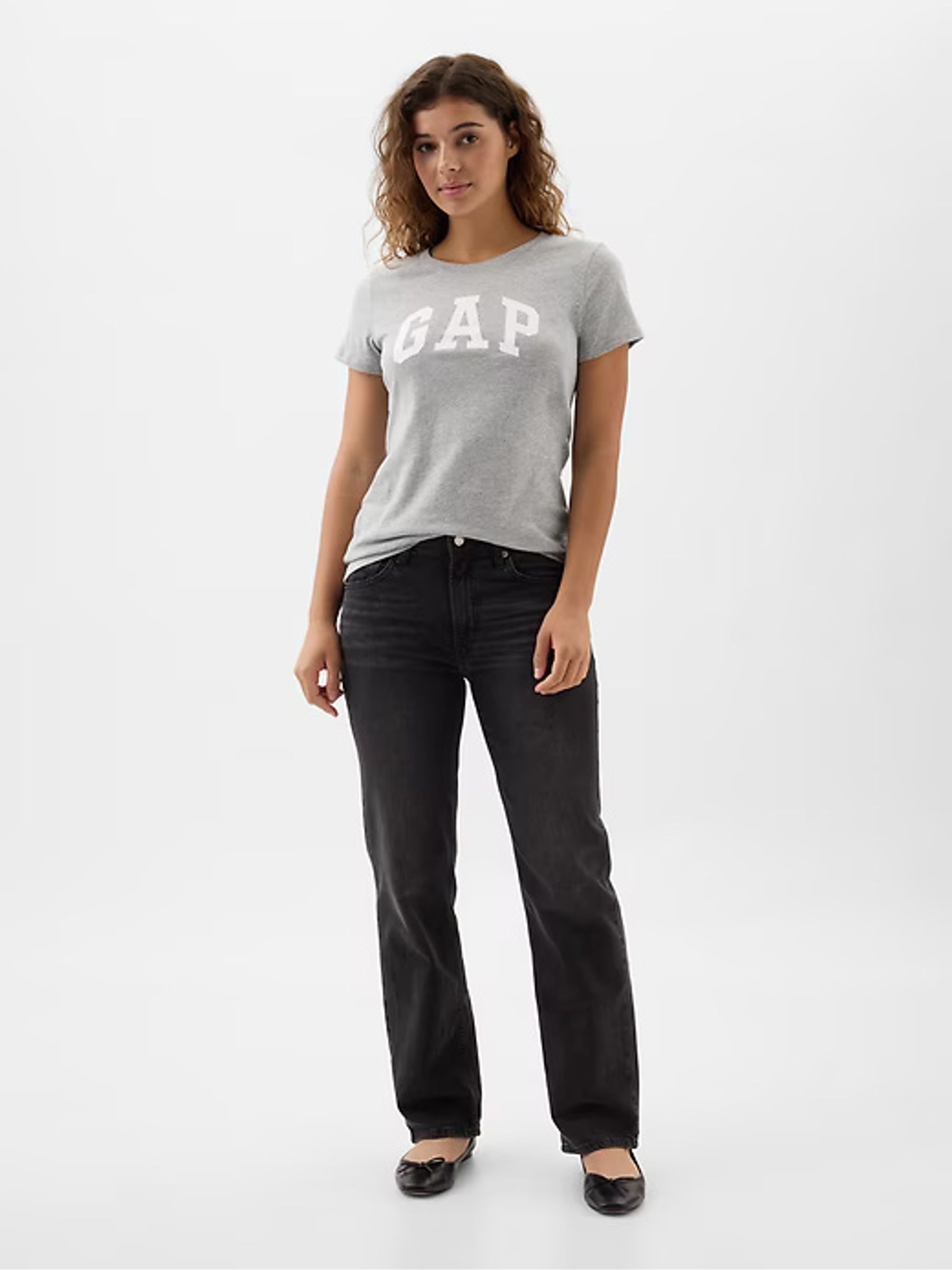 Light Grey Logo Short Sleeve Crew Neck T-Shirt - Image 3 of 4