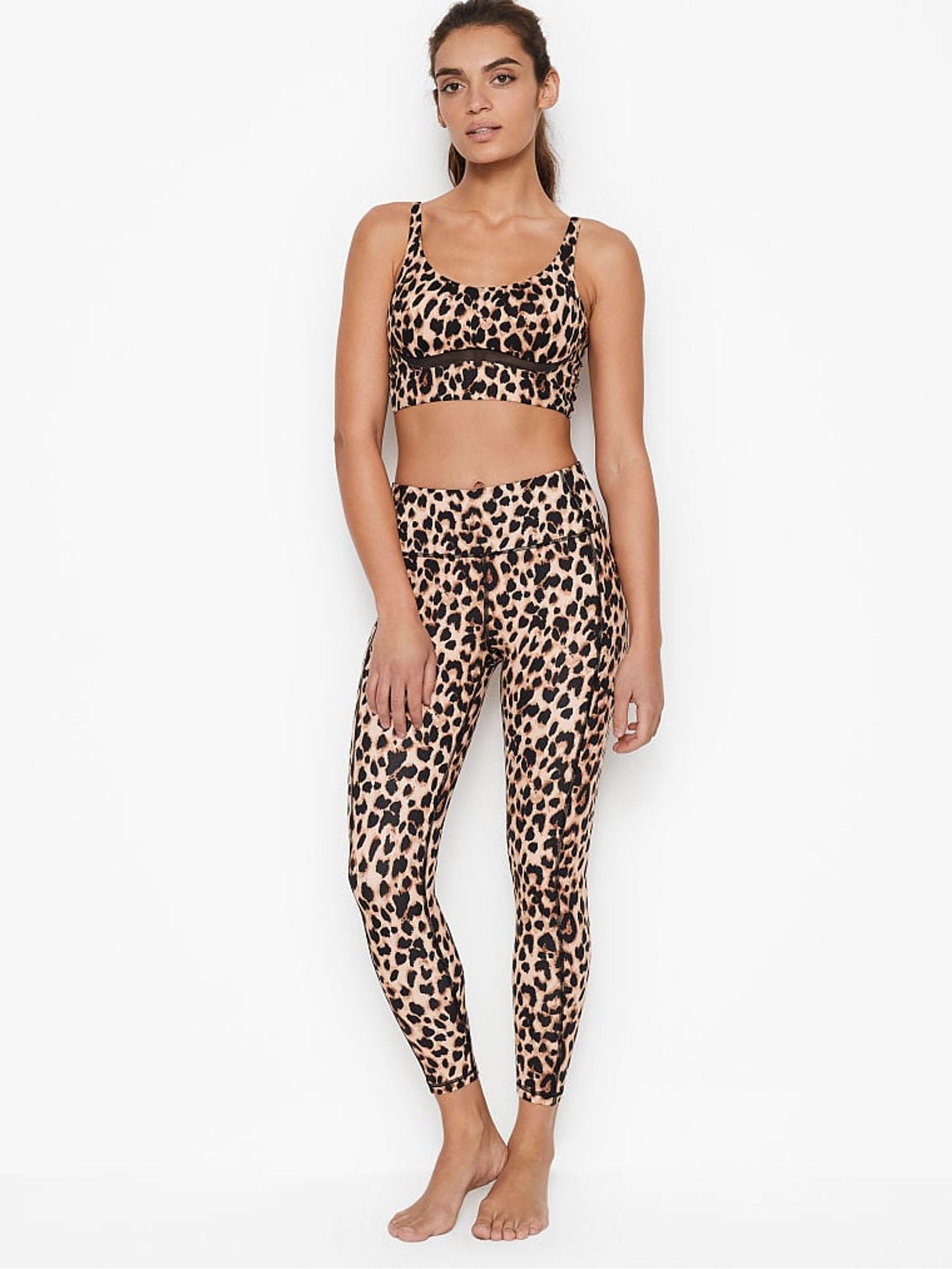 Classic Leopard Print Allegro Medium Impact Sport Bra - Image 3 of 4