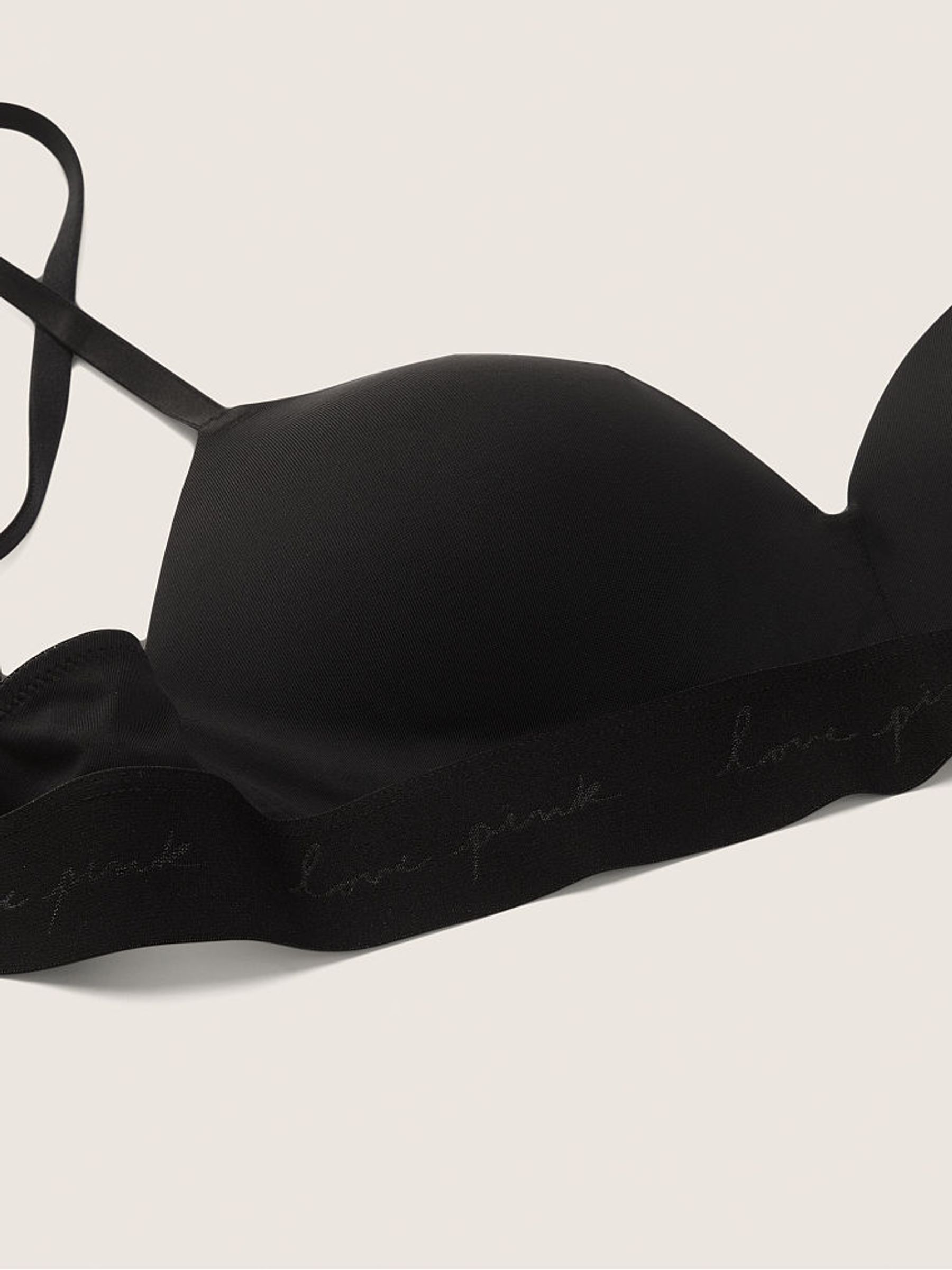 Pure Black Wear Everywhere Non Wired Push Up Bra - Image 2 of 2