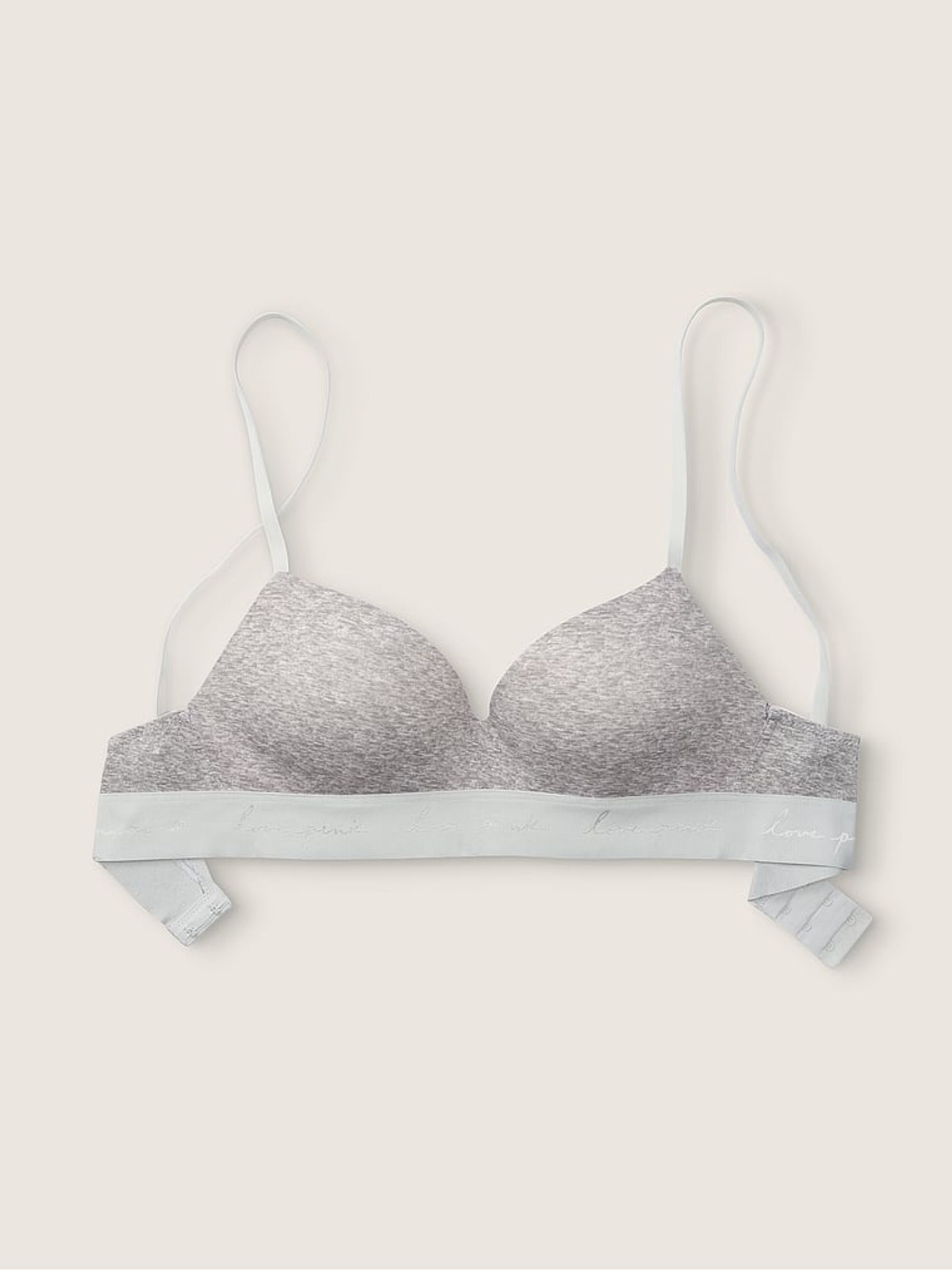 Grey Heather Non Wired Push Up Bra - Image 4 of 4