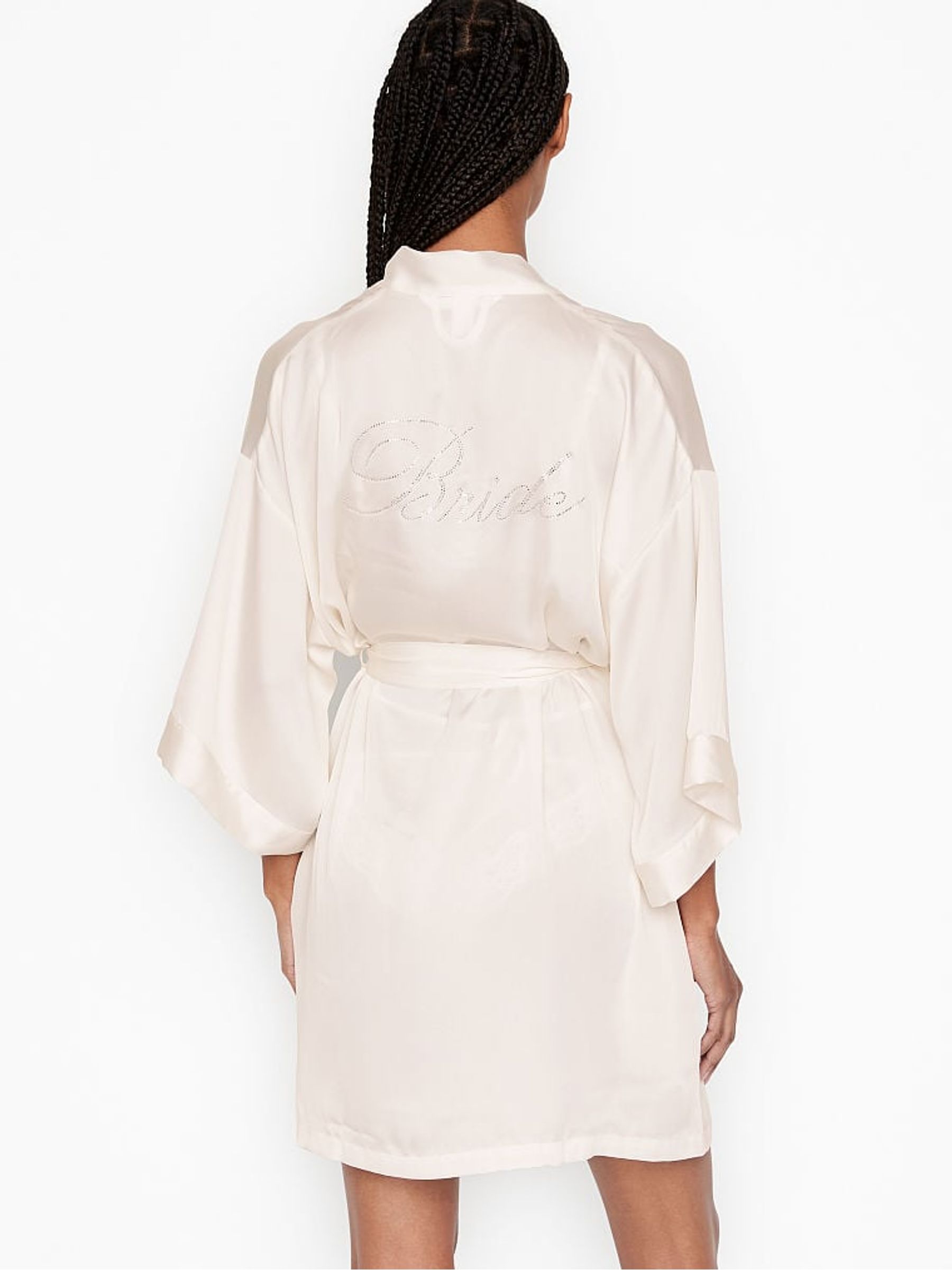 Coconut White Bride Embellished Robe - Image 2 of 4