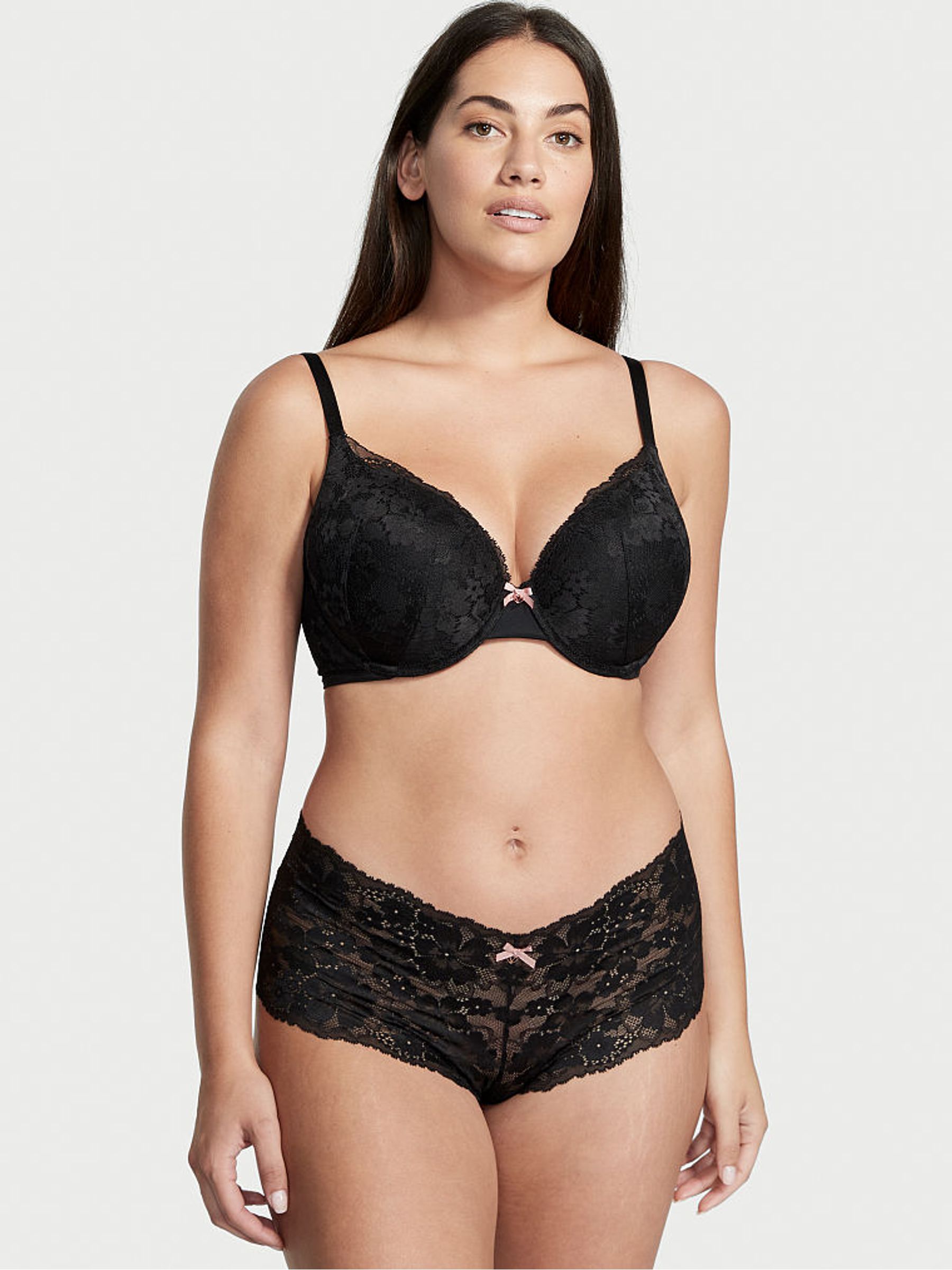 Black Lace Short Knickers - Image 1 of 2