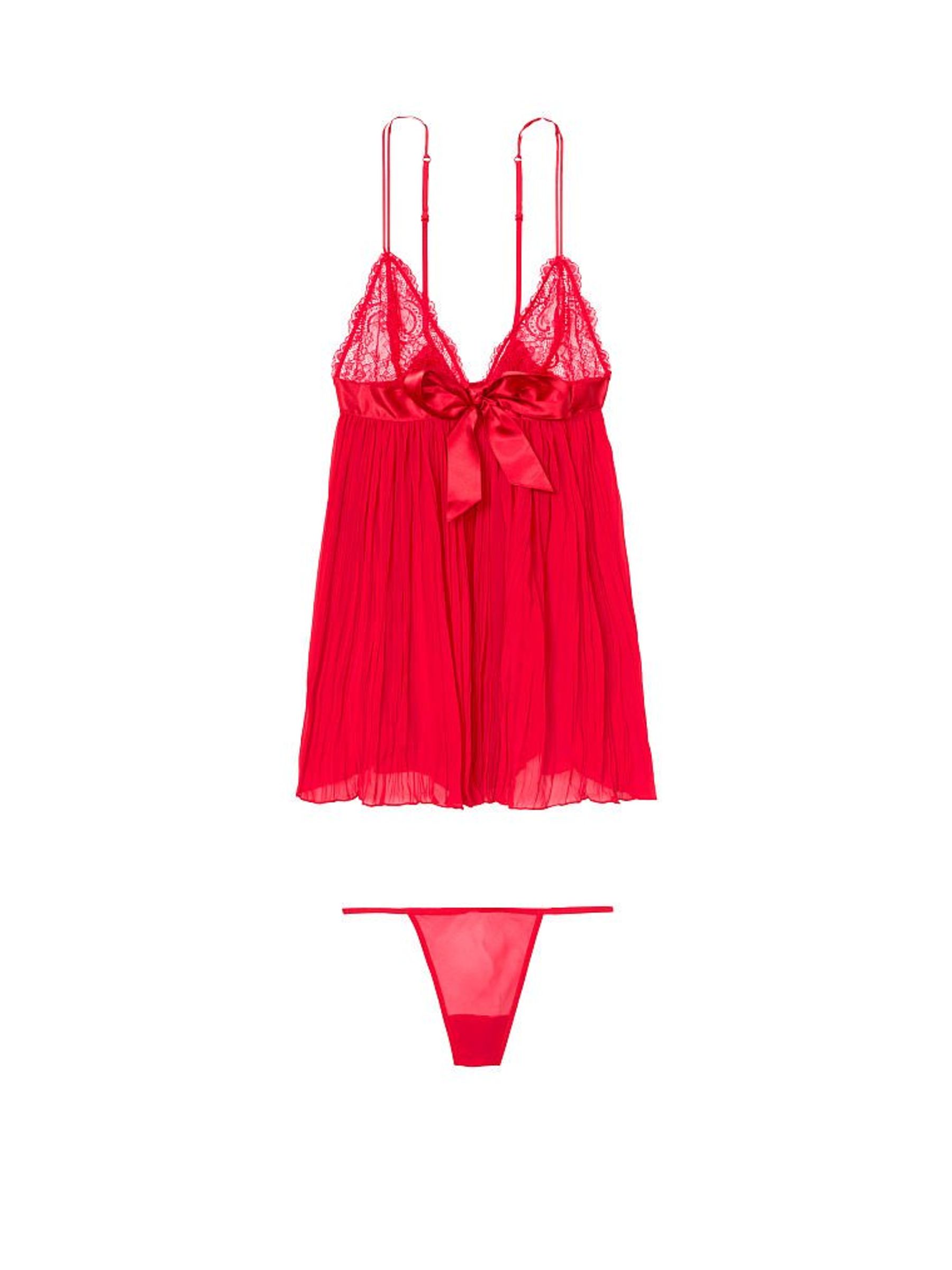 open lace back dress Heart Sheer Babydoll Set  Dominique Nicole Boutique
