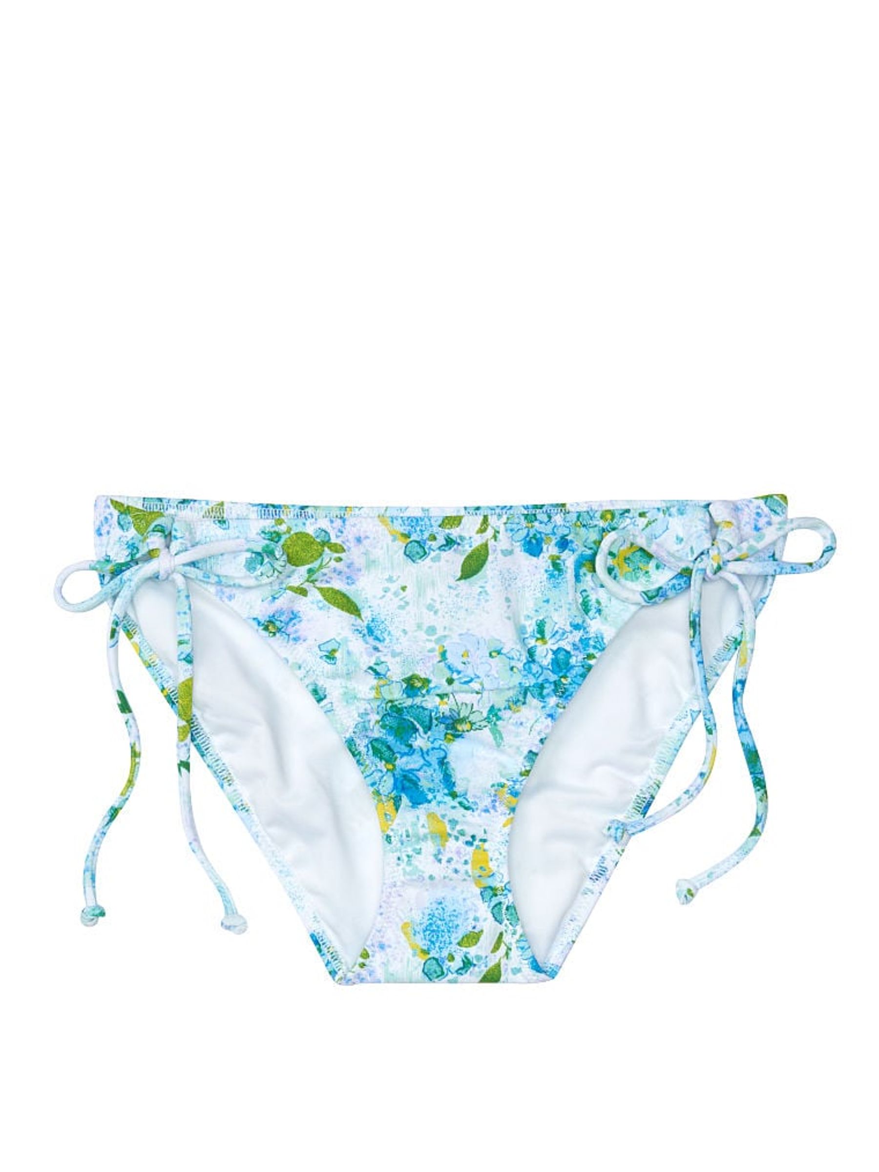 Hydrangea Bloom Blue SideTie Bikini Bottom - Image 3 of 3