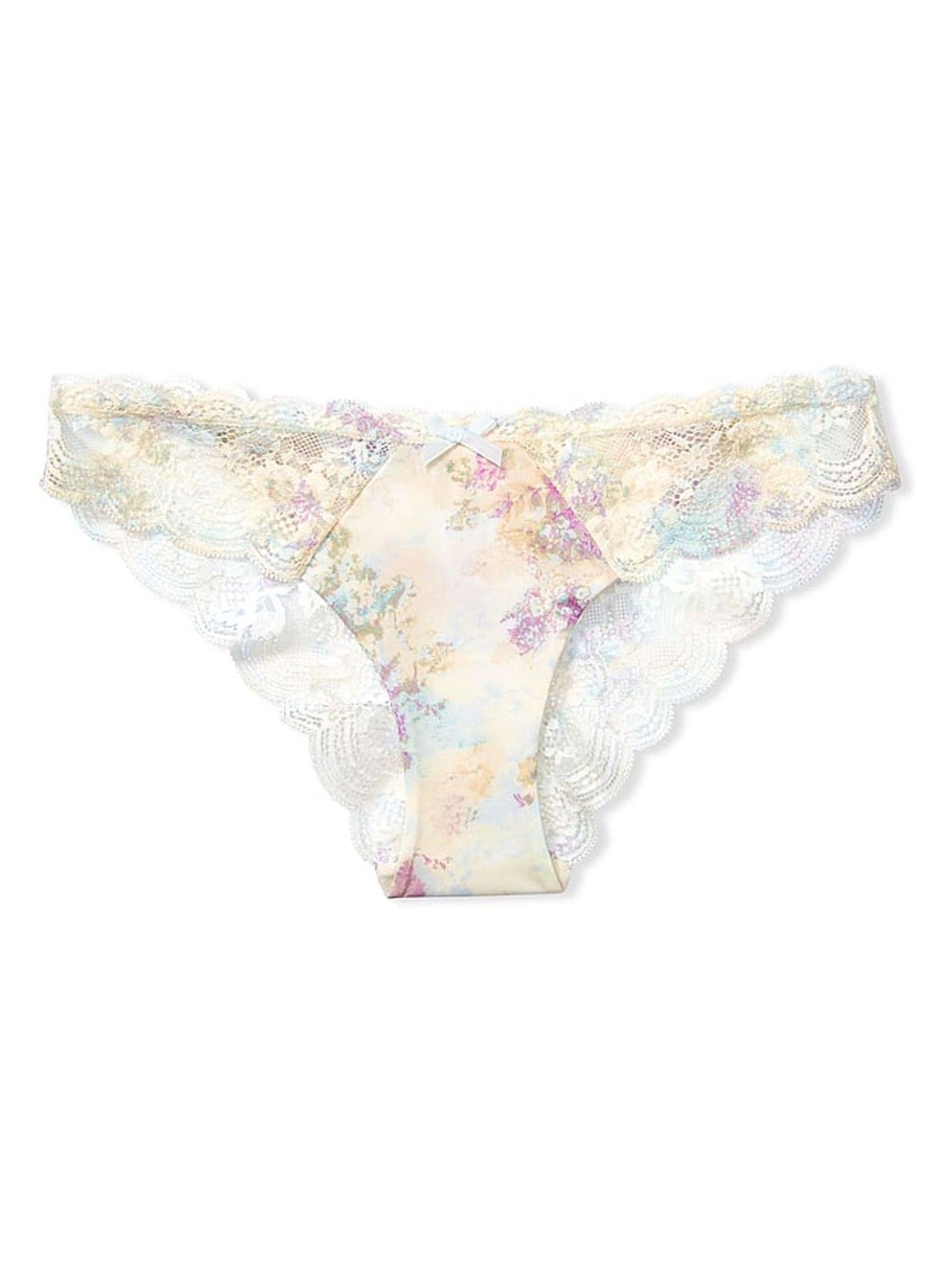 Coconut White Lace Cheekini Panty - Image 4 of 4
