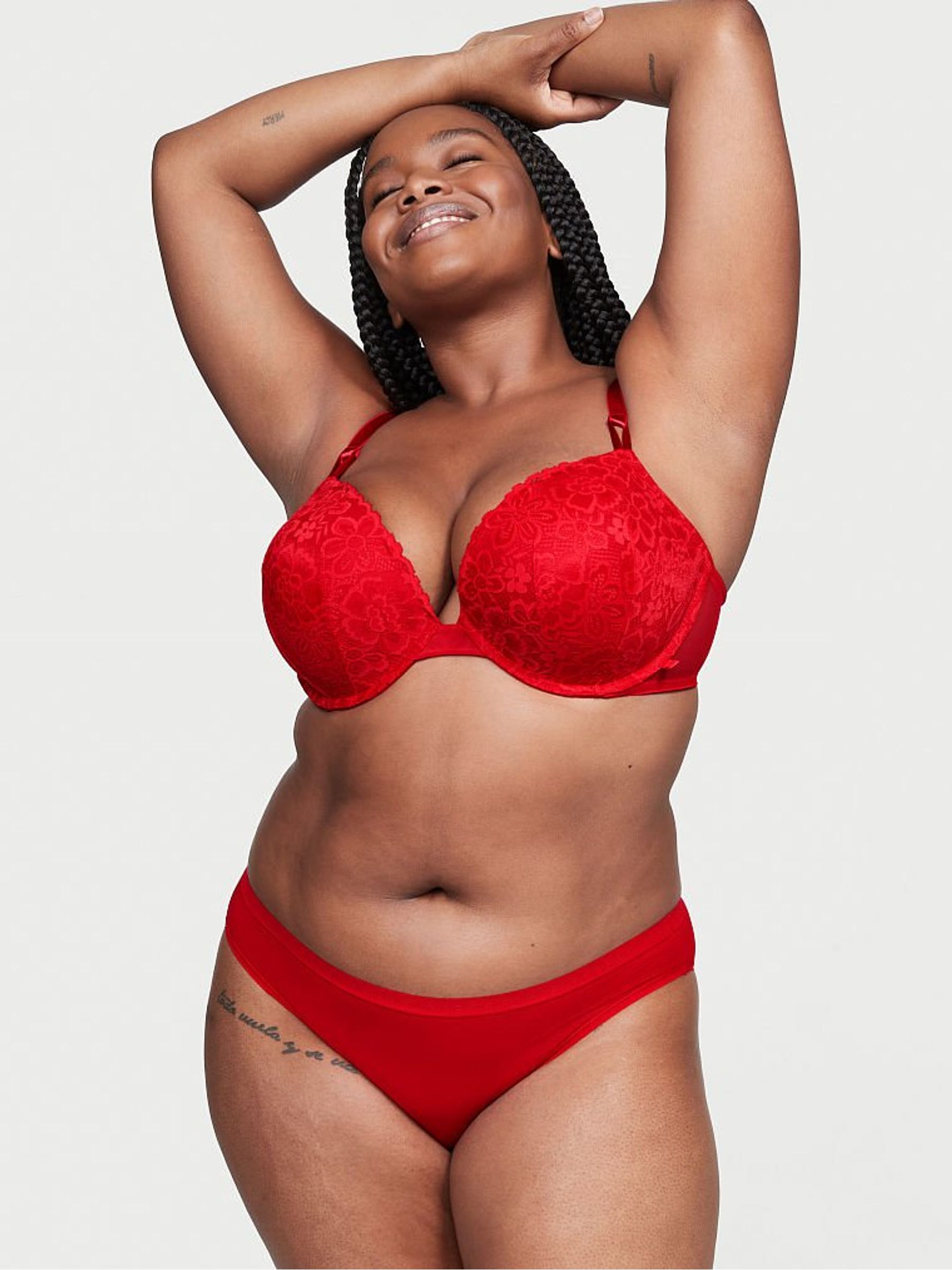 Lipstick Red Cotton Bikini Knickers - Image 1 of 1