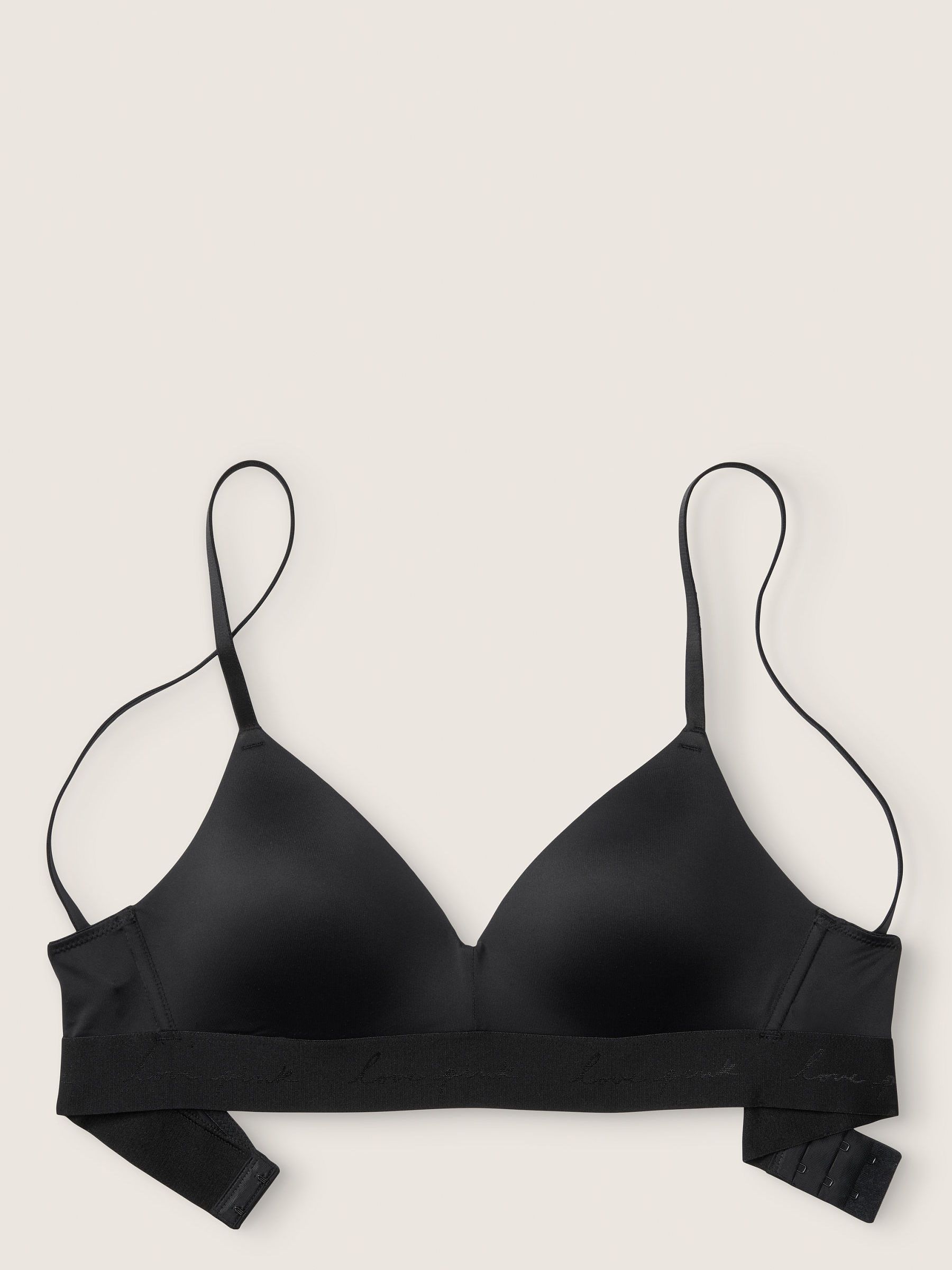 Pure Black Non Wired Lightly Lined Smooth T-Shirt Bra - Image 5 of 5