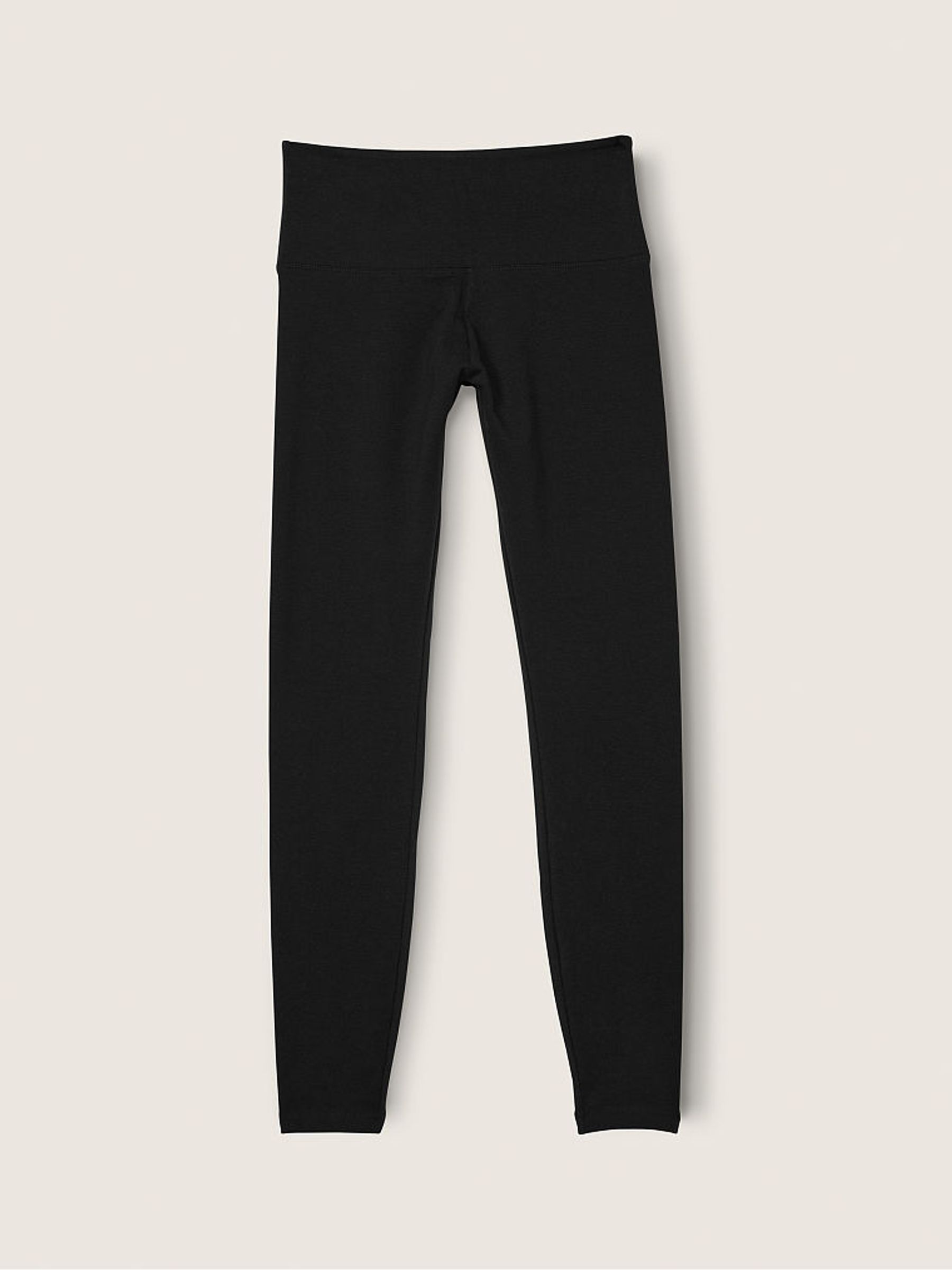 Pure Black High Waist Full Length Legging - Image 4 of 5