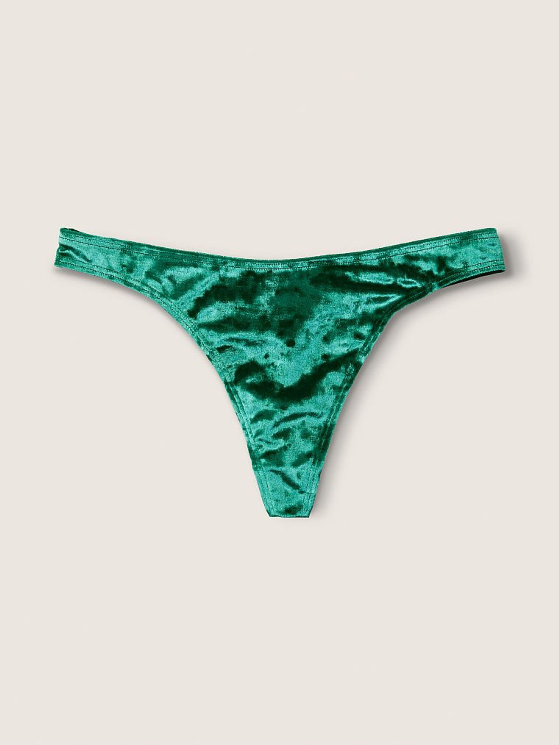 Dark Garden Velvet Thong Panty - Image 1 of 1