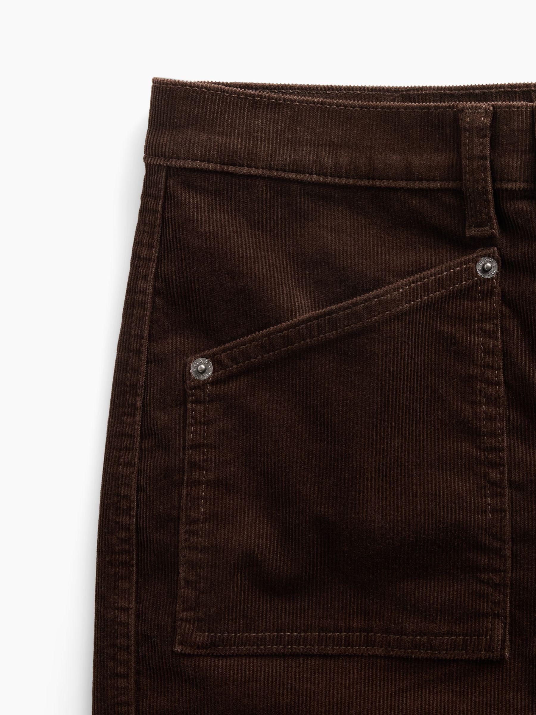 Gap x A.P.C. Brown High Waisted Corduroy Stride Trousers - Image 5 of 7