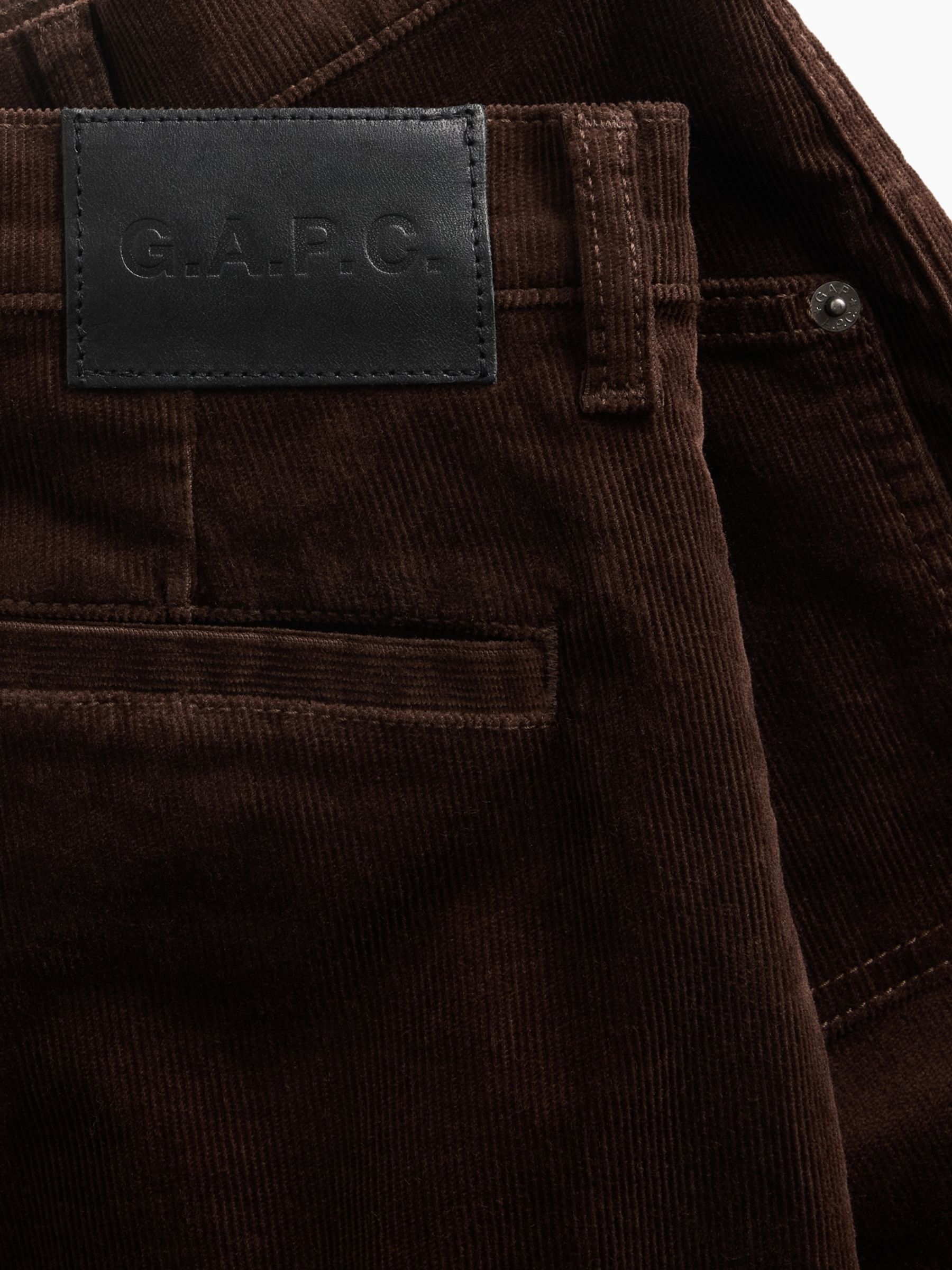 Gap x A.P.C. Brown High Waisted Corduroy Stride Trousers - Image 6 of 7