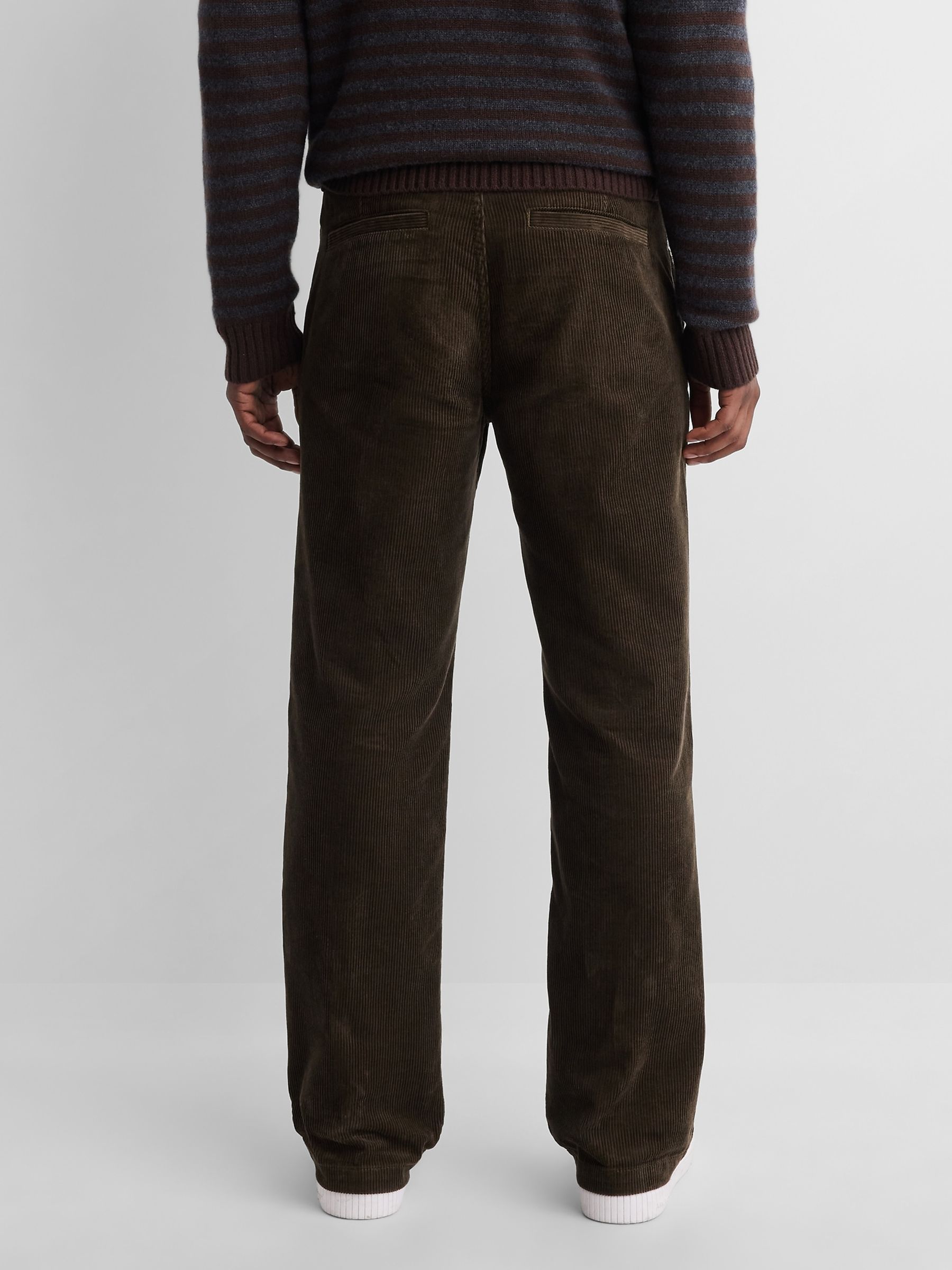 Gap x A.P.C. Green Corduroy Relaxed Straight Trousers - Image 2 of 7