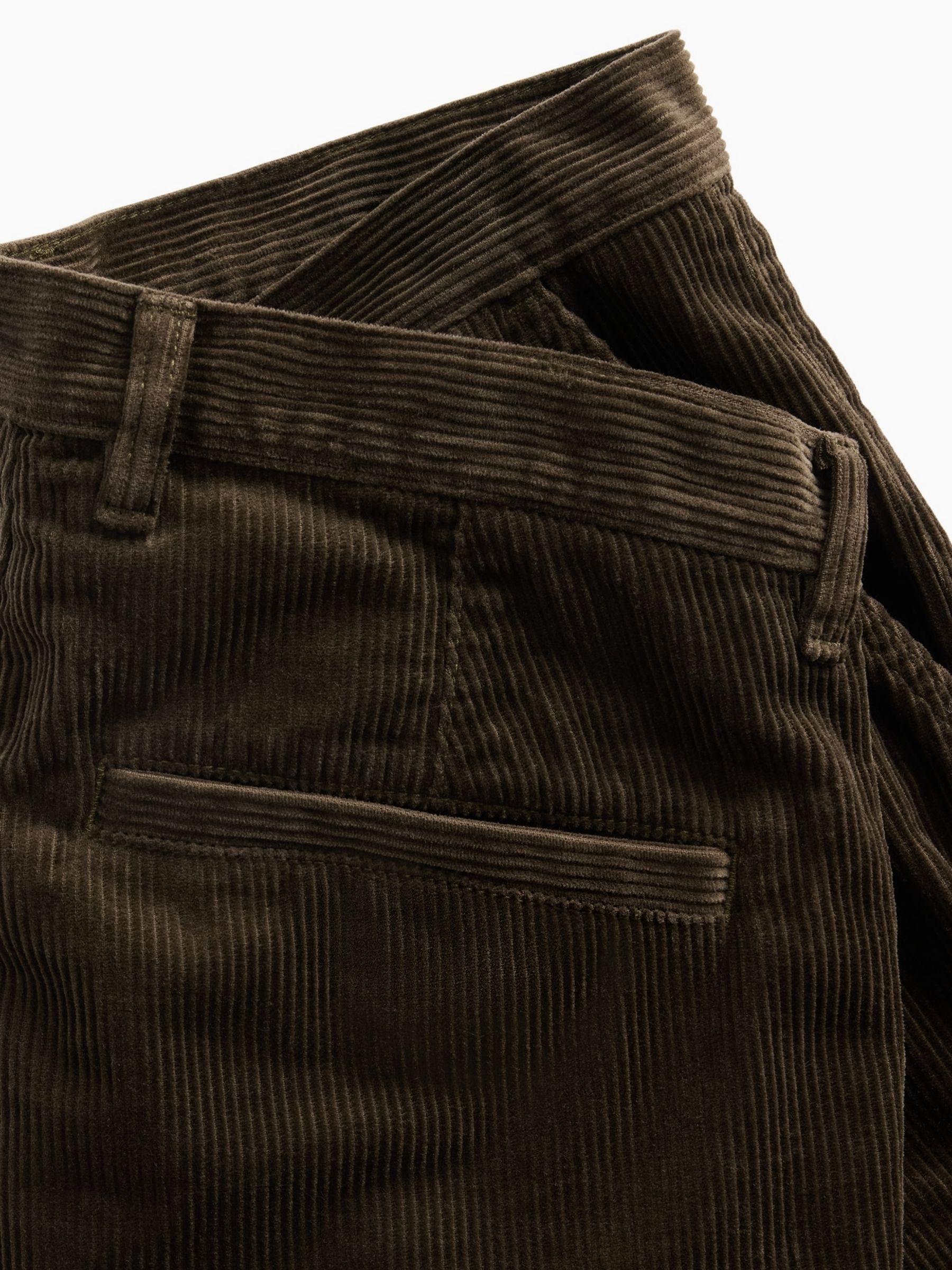 Gap x A.P.C. Green Corduroy Relaxed Straight Trousers - Image 6 of 7