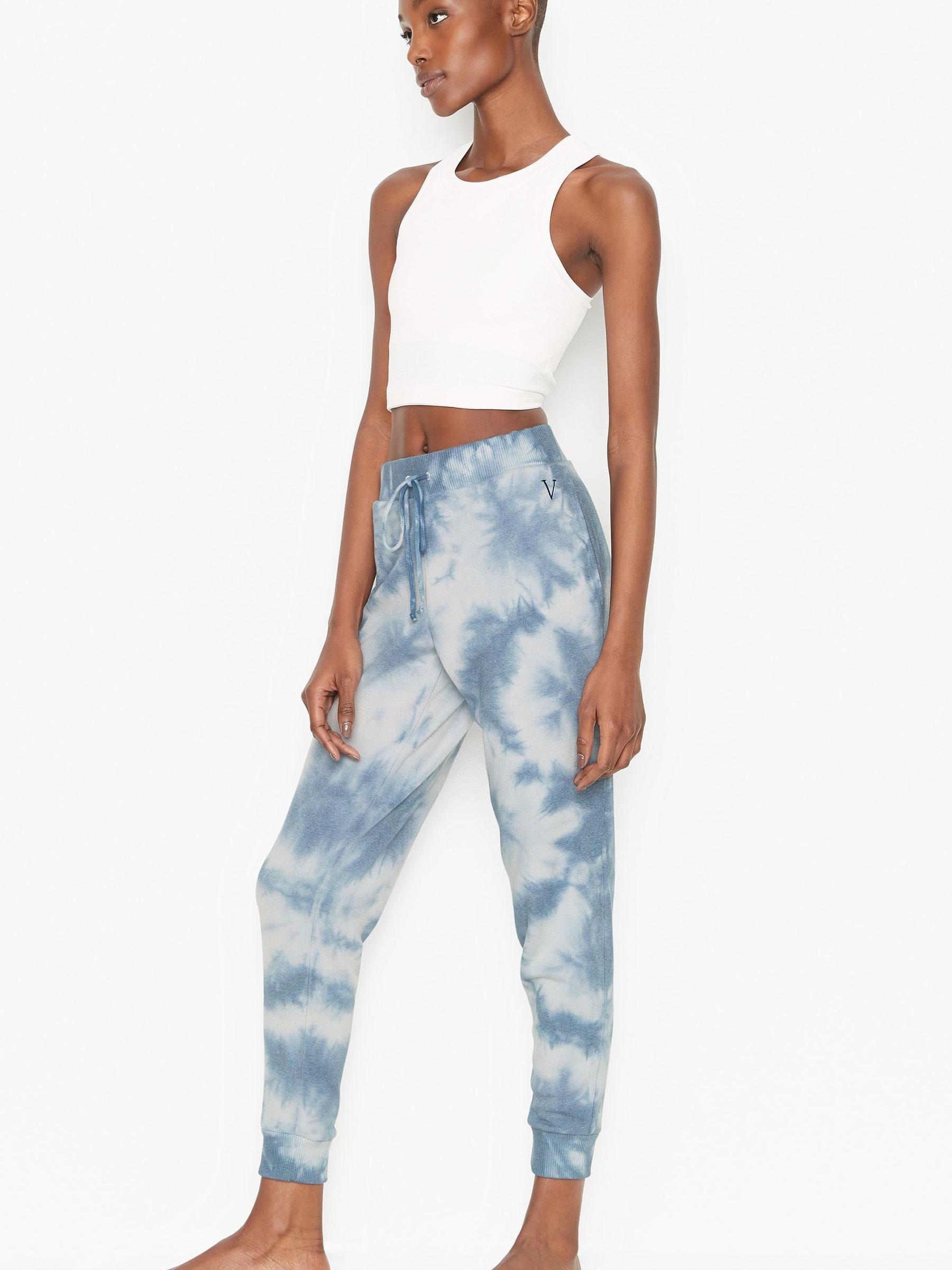 Grey Stretch Fleece Mid Rise Jogger - Image 1 of 3
