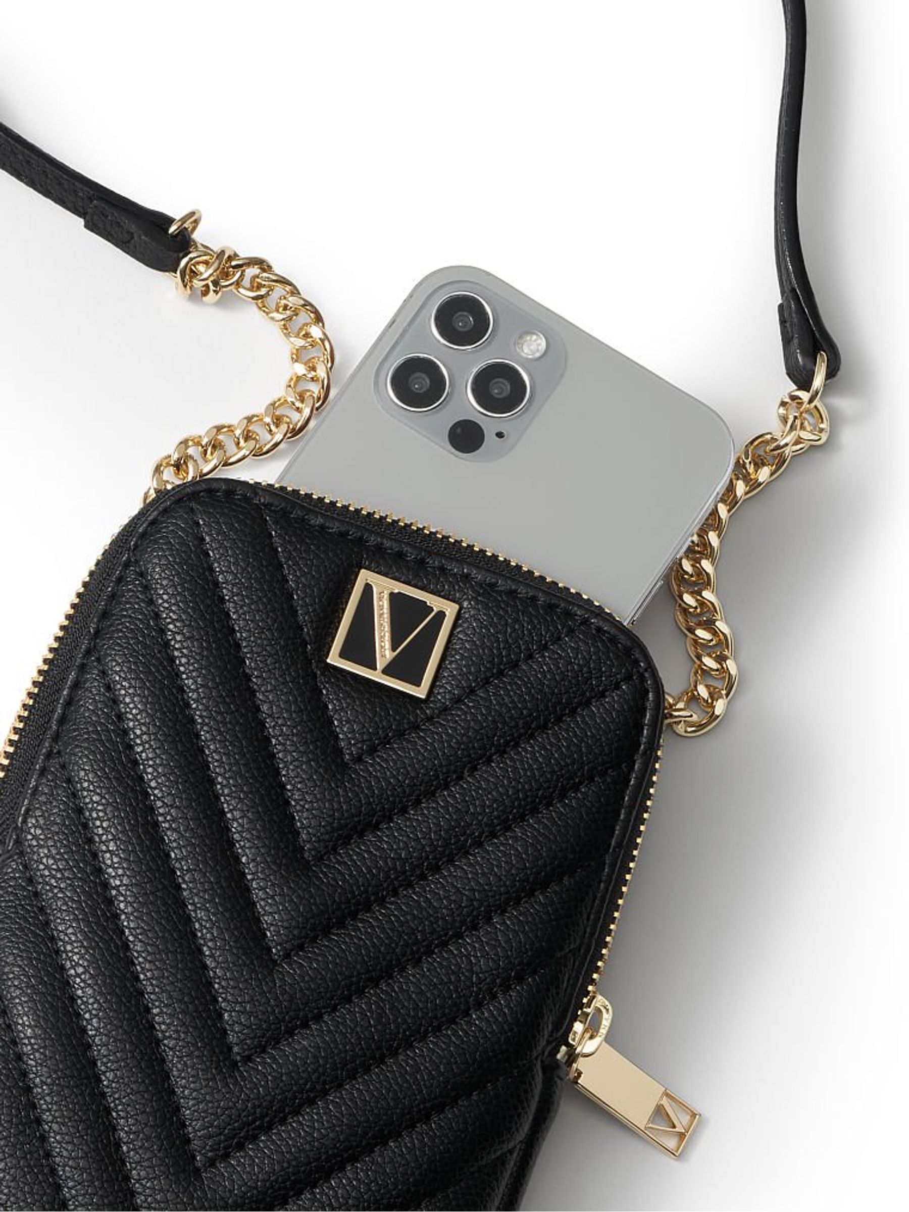 Black Lily Crossbody Phone Holder - Image 3 of 4