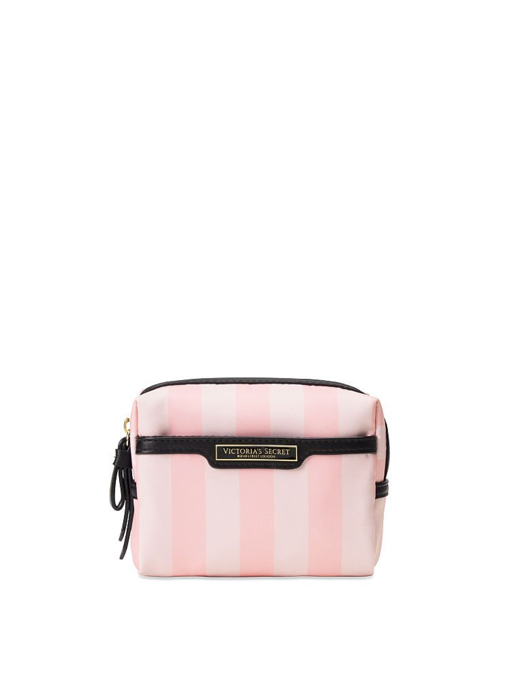 Pink Iconic Stripe Gloss Go Mini Makeup Bag Victoria's Secret UK