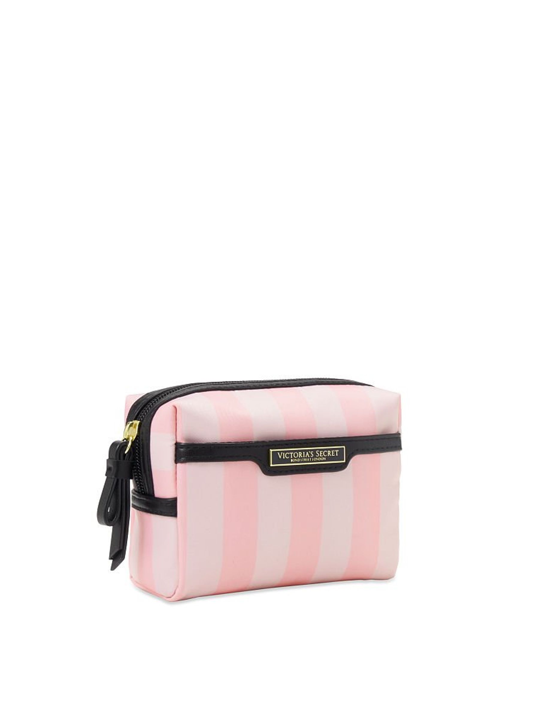 Pink Iconic Stripe Gloss & Go Mini Makeup Bag - Image 2 of 4