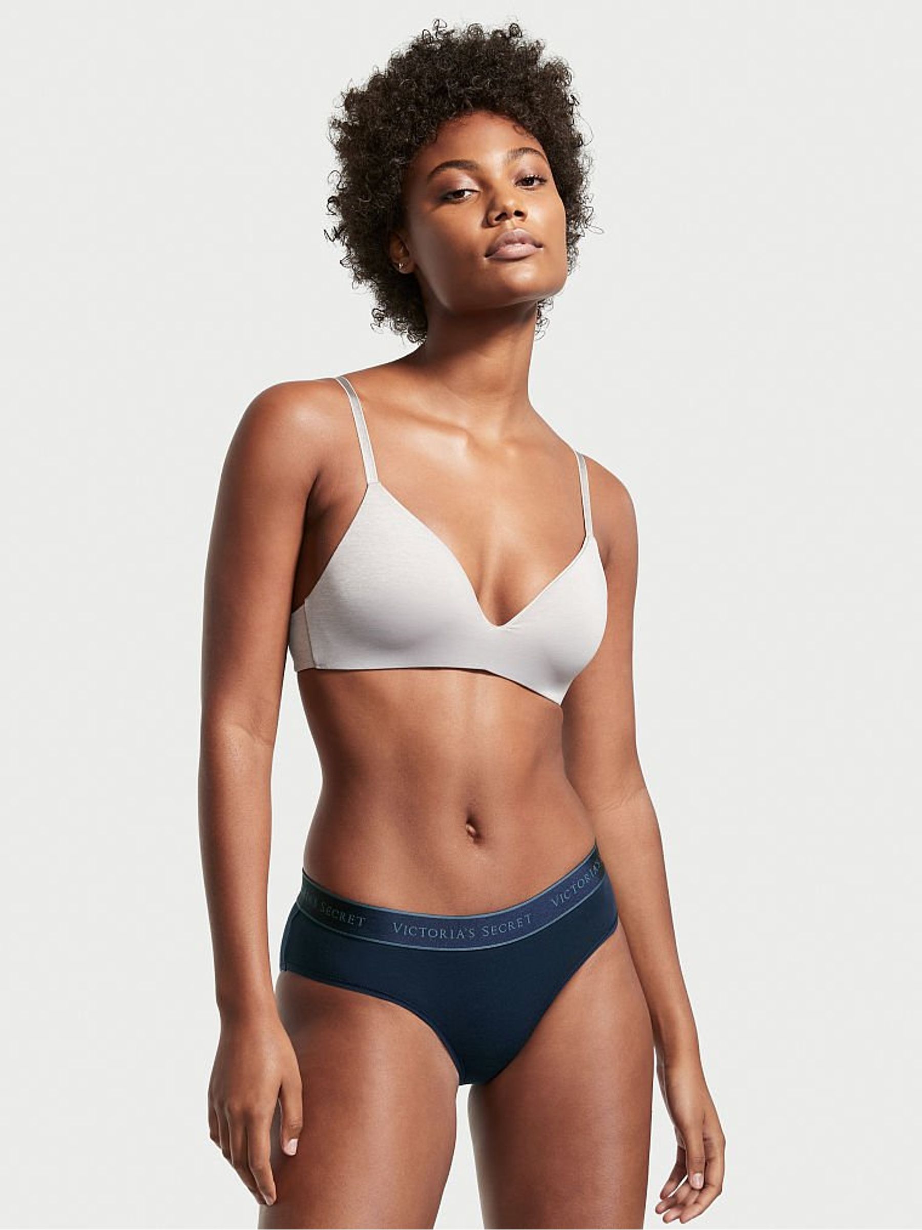 Noir Navy Blue Hipster Knickers - Image 1 of 3