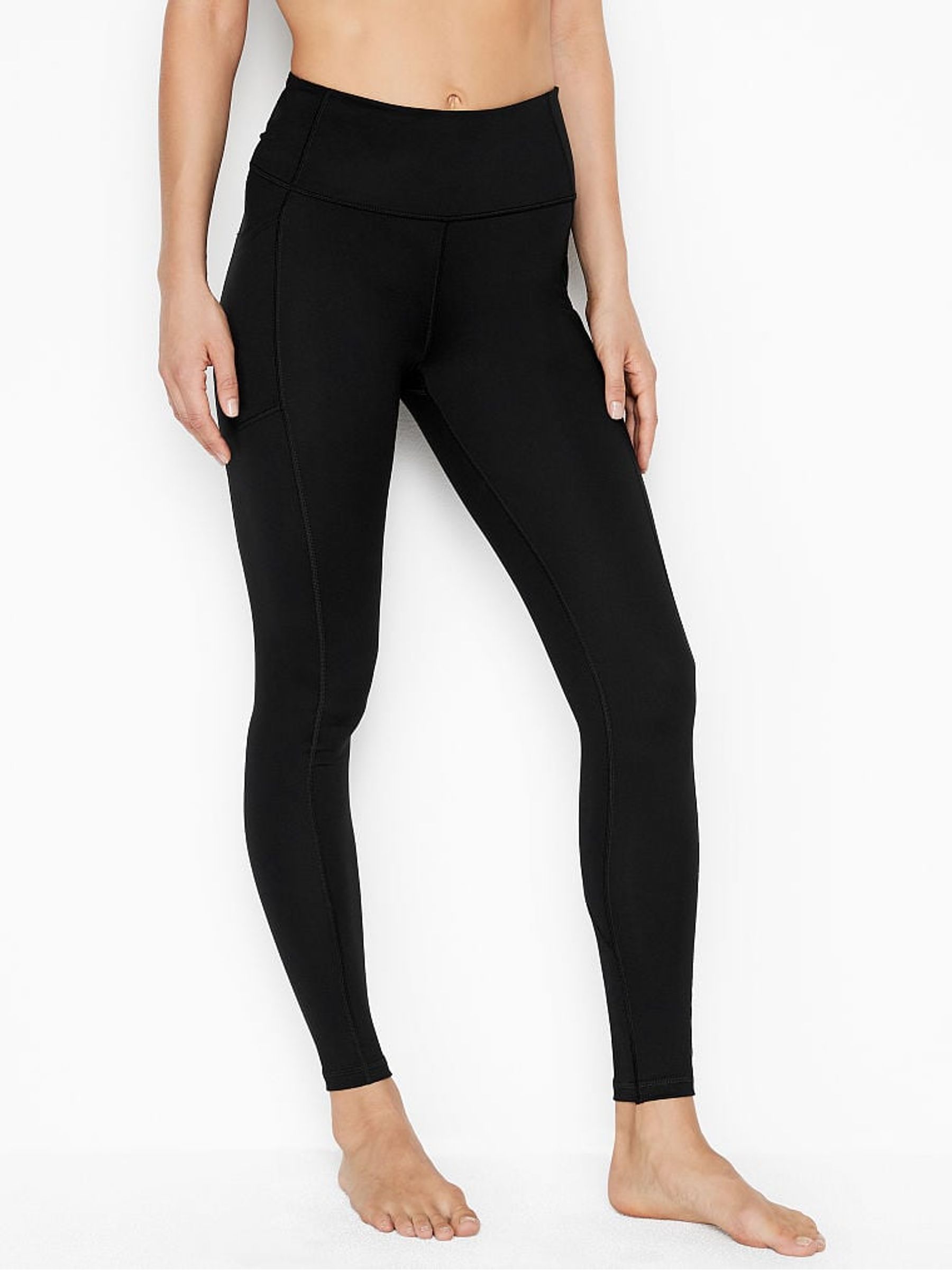 Black Regular High Waist Legging - Image 1 of 3