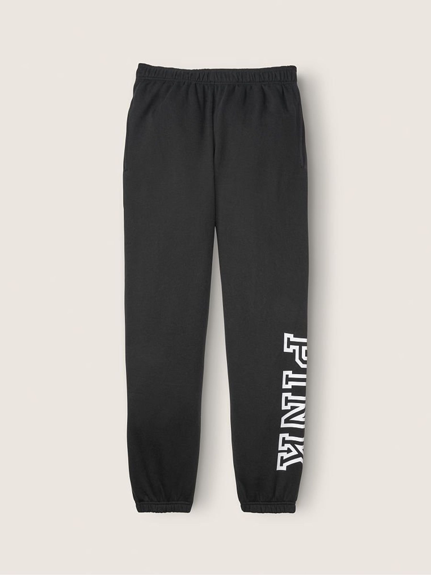 Pure Black Classic Logo Everyday Lounge Campus Pant - Image 3 of 4