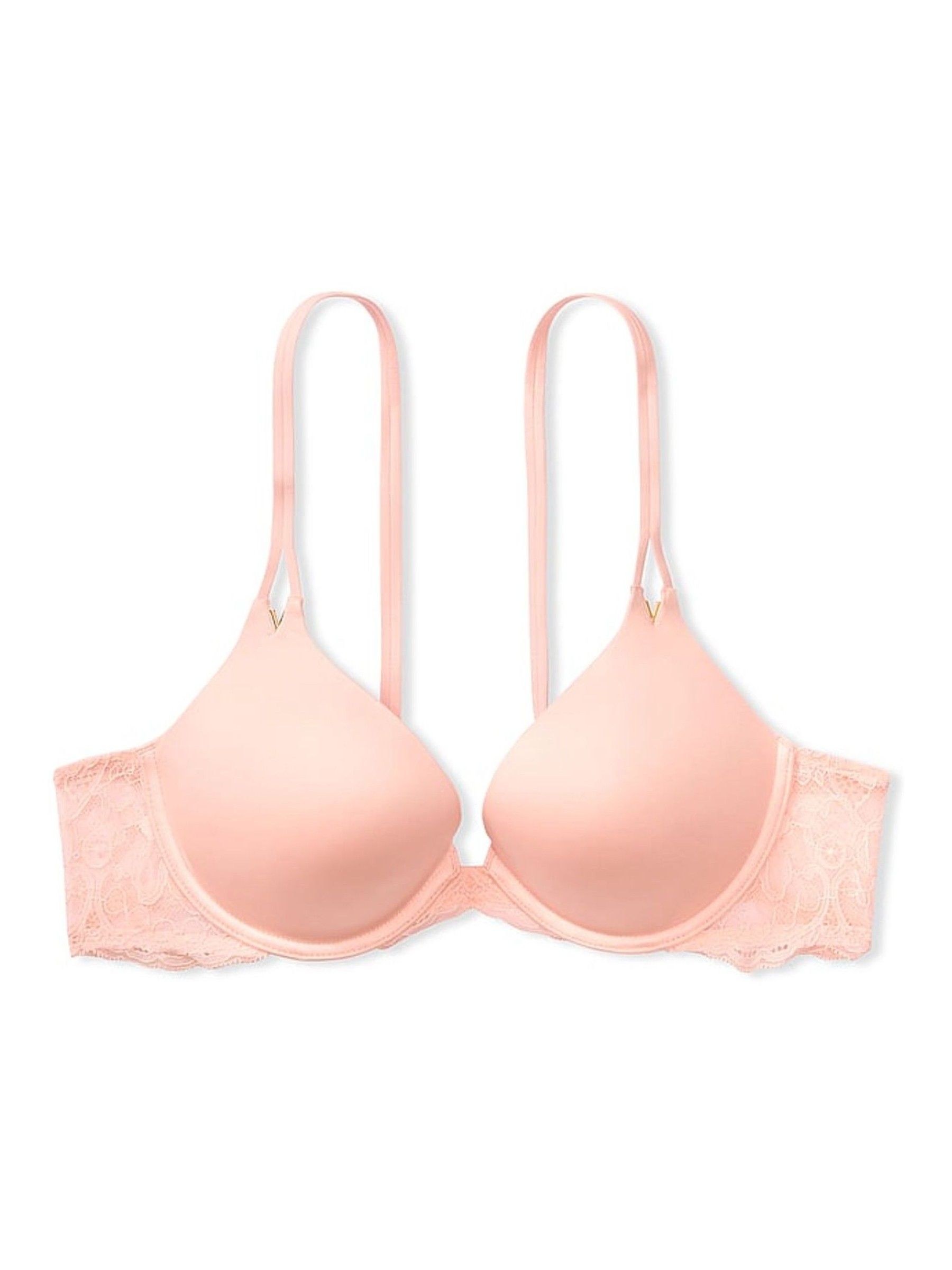 Purest Pink Lace Wing PushUp Bra - Image 3 of 4