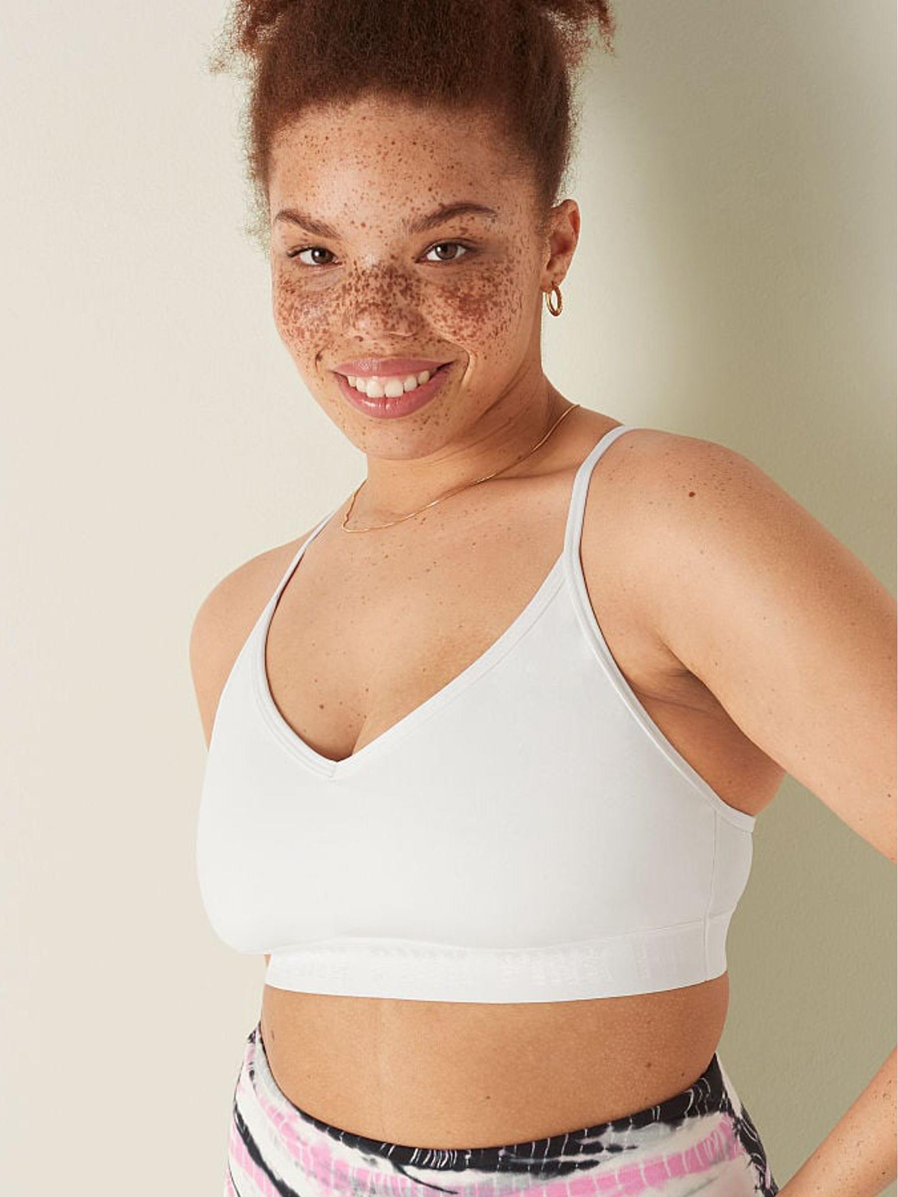 Optic White Lightly Lined Low Impact Sports Bra - Image 1 of 4