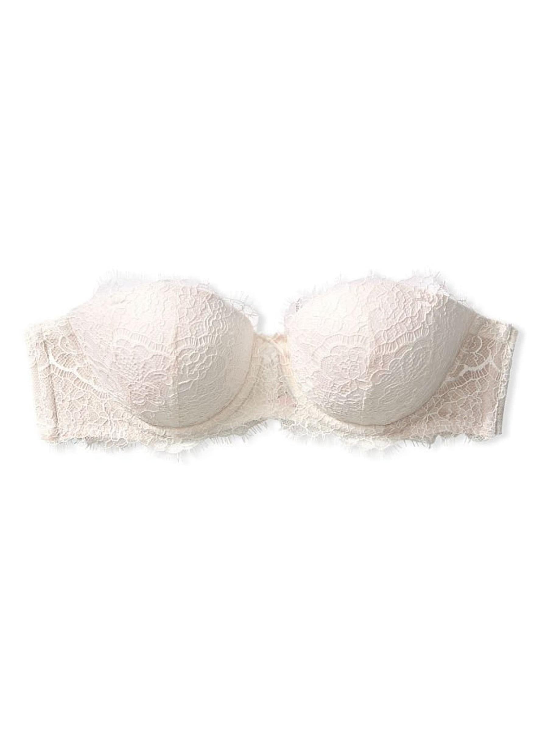 Coconut White Smooth Lace Wing Lightly Lined Multiway Strapless Bra - Image 3 of 3