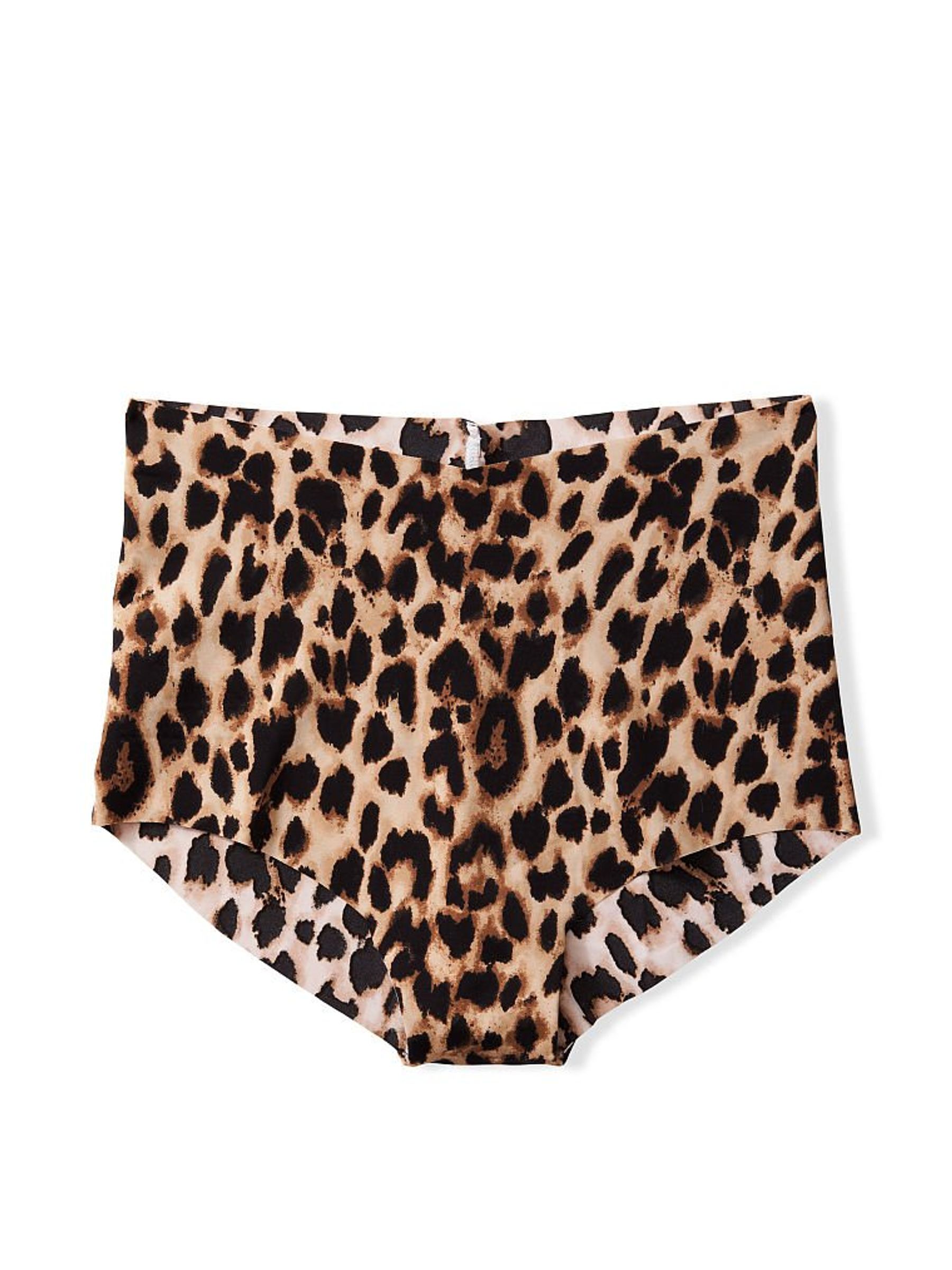 Classic Brown Leopard Smooth No Show Brief Panty - Image 3 of 3