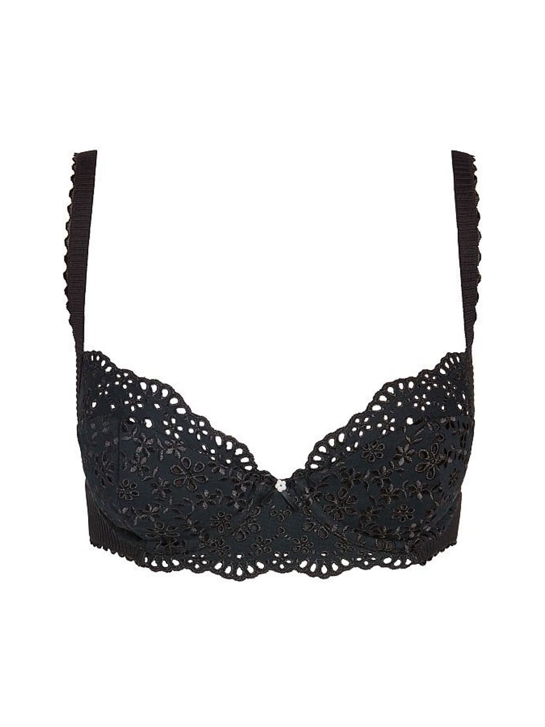 Black Sophie Eyelet Bra by For Love & Lemons - Image 5 of 5