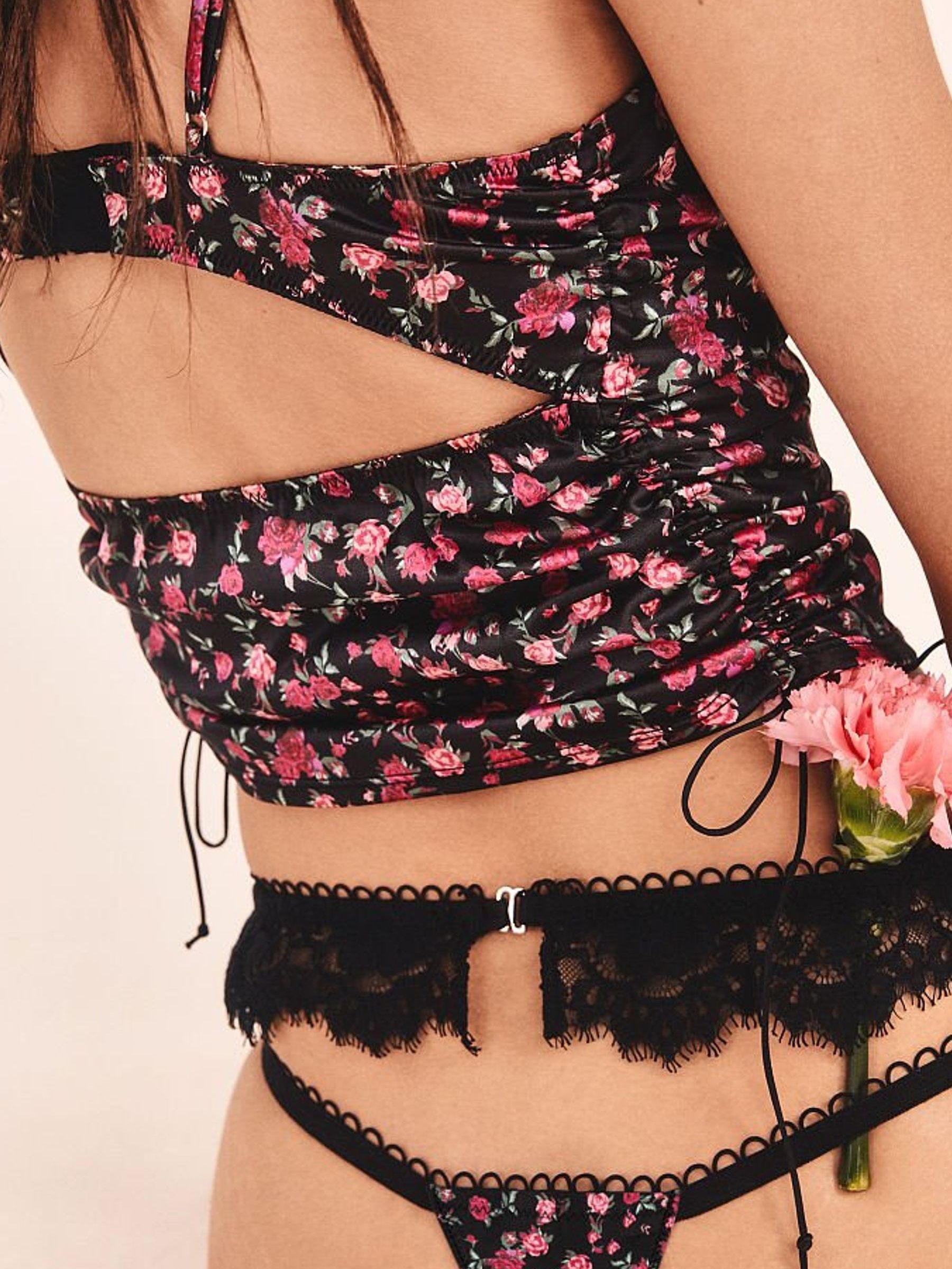 Black Melrose Bustier by For Love & Lemons g | Victoria's Secret UK