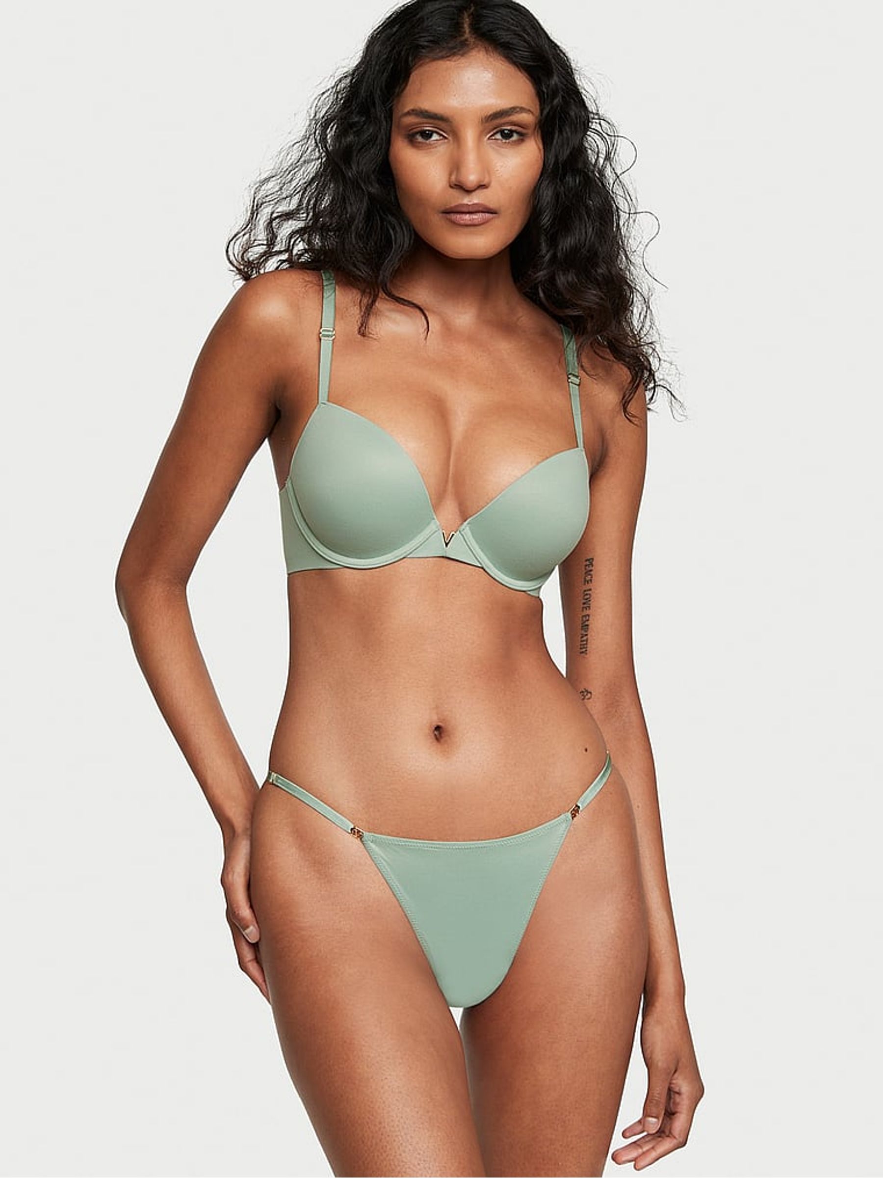 Seasalt Green Thong Knickers - Image 3 of 4