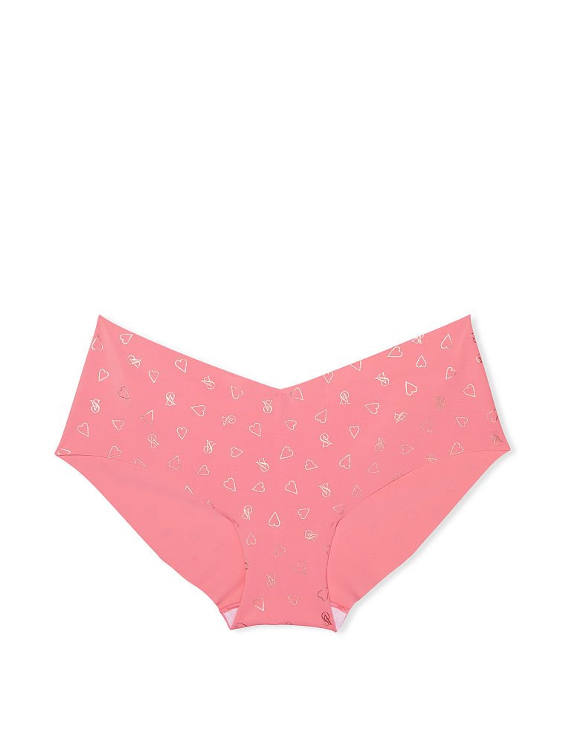 Pink Cocktail Vs Hearts No show Shimmer Hipster Knickers - Image 3 of 3