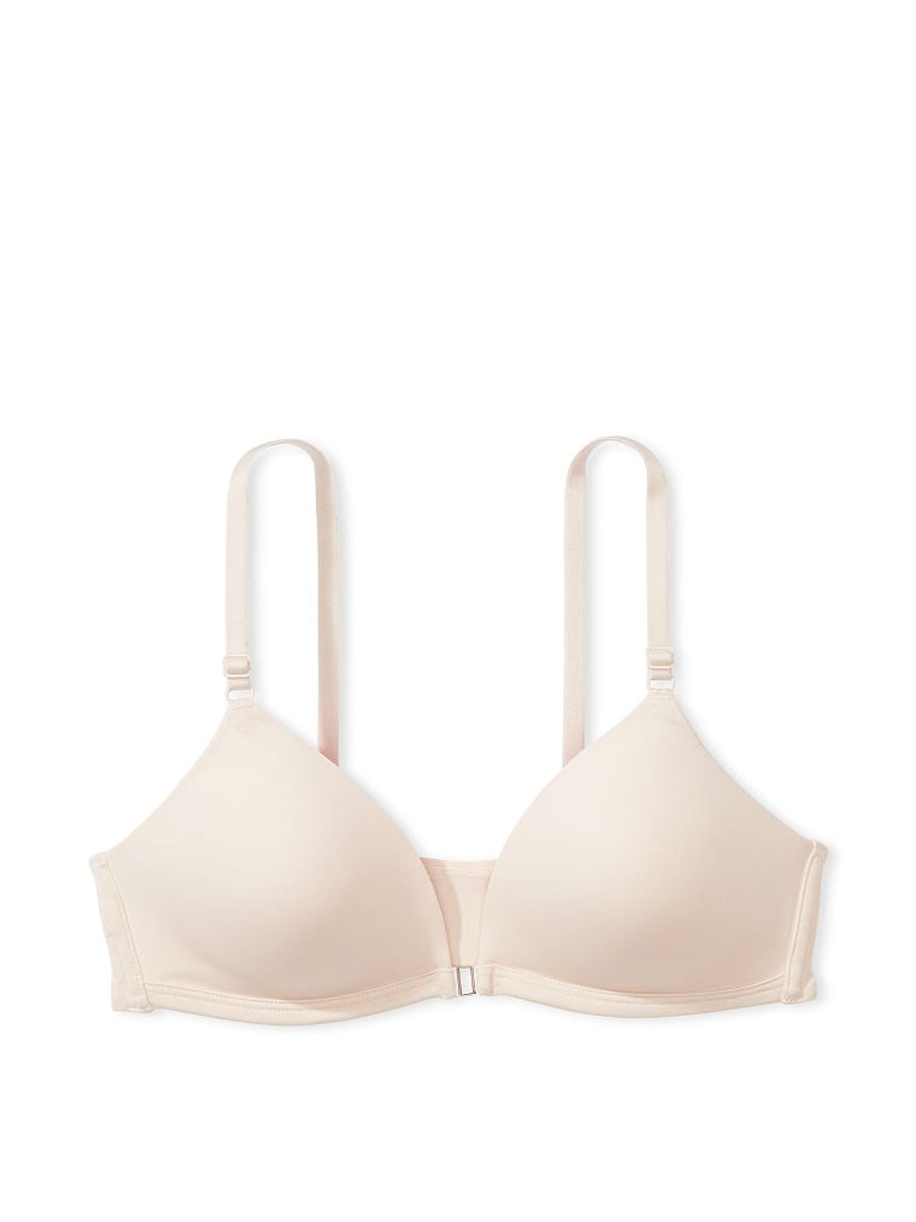 Nude Marzipan Non Wired Lightly Lined Front Close Bra - Image 1 of 2