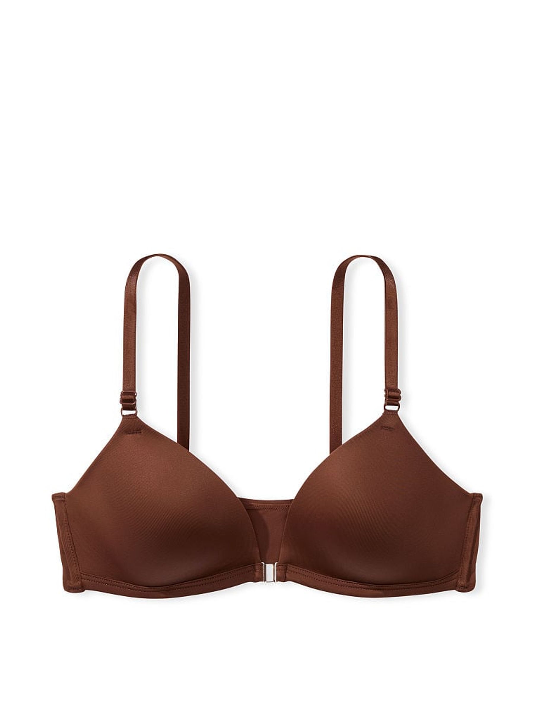 Nude Ganache Non Wired Lightly Lined Front Close Bra - Image 1 of 2
