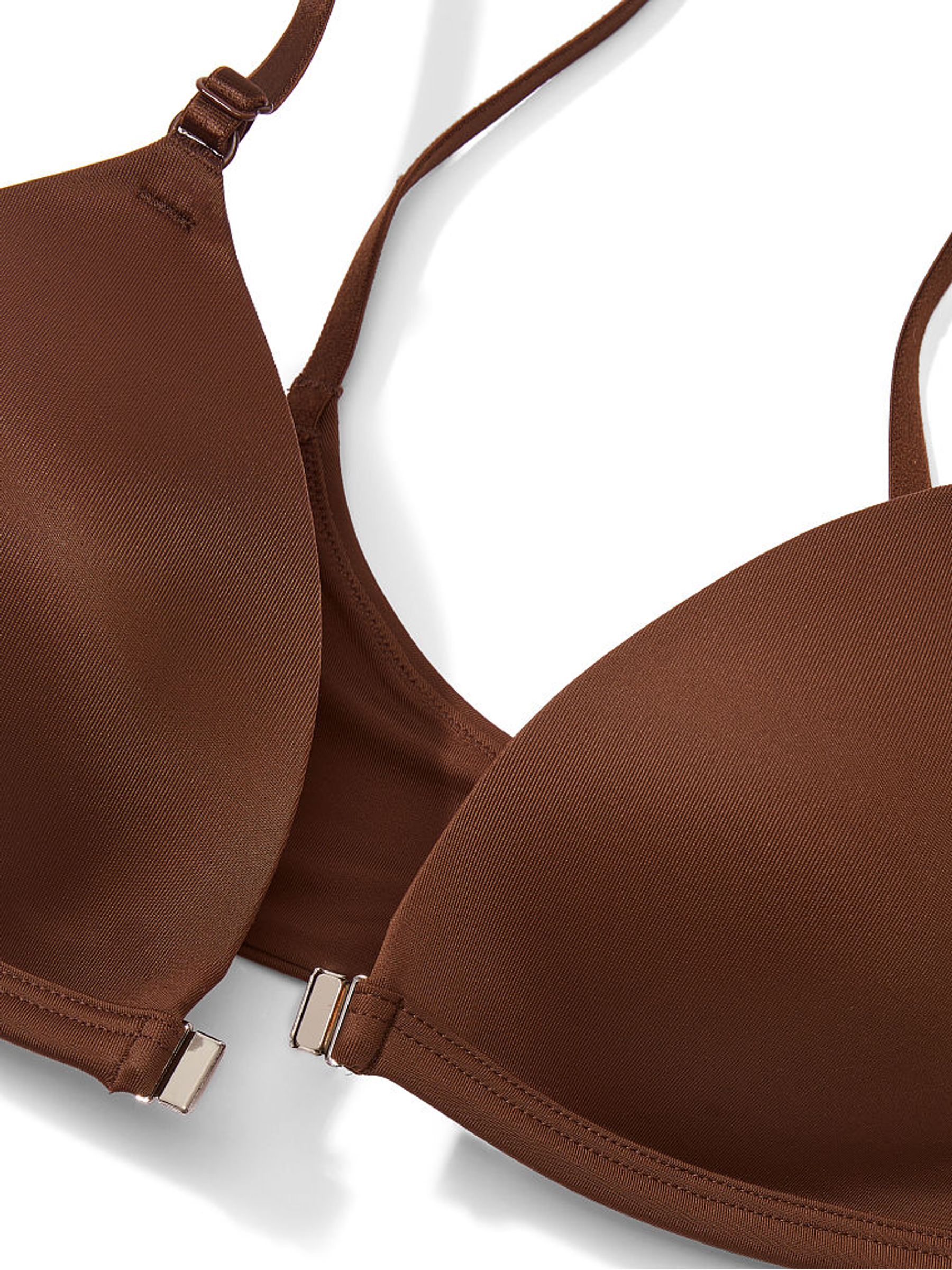 Nude Ganache Non Wired Lightly Lined Front Close Bra - Image 2 of 2