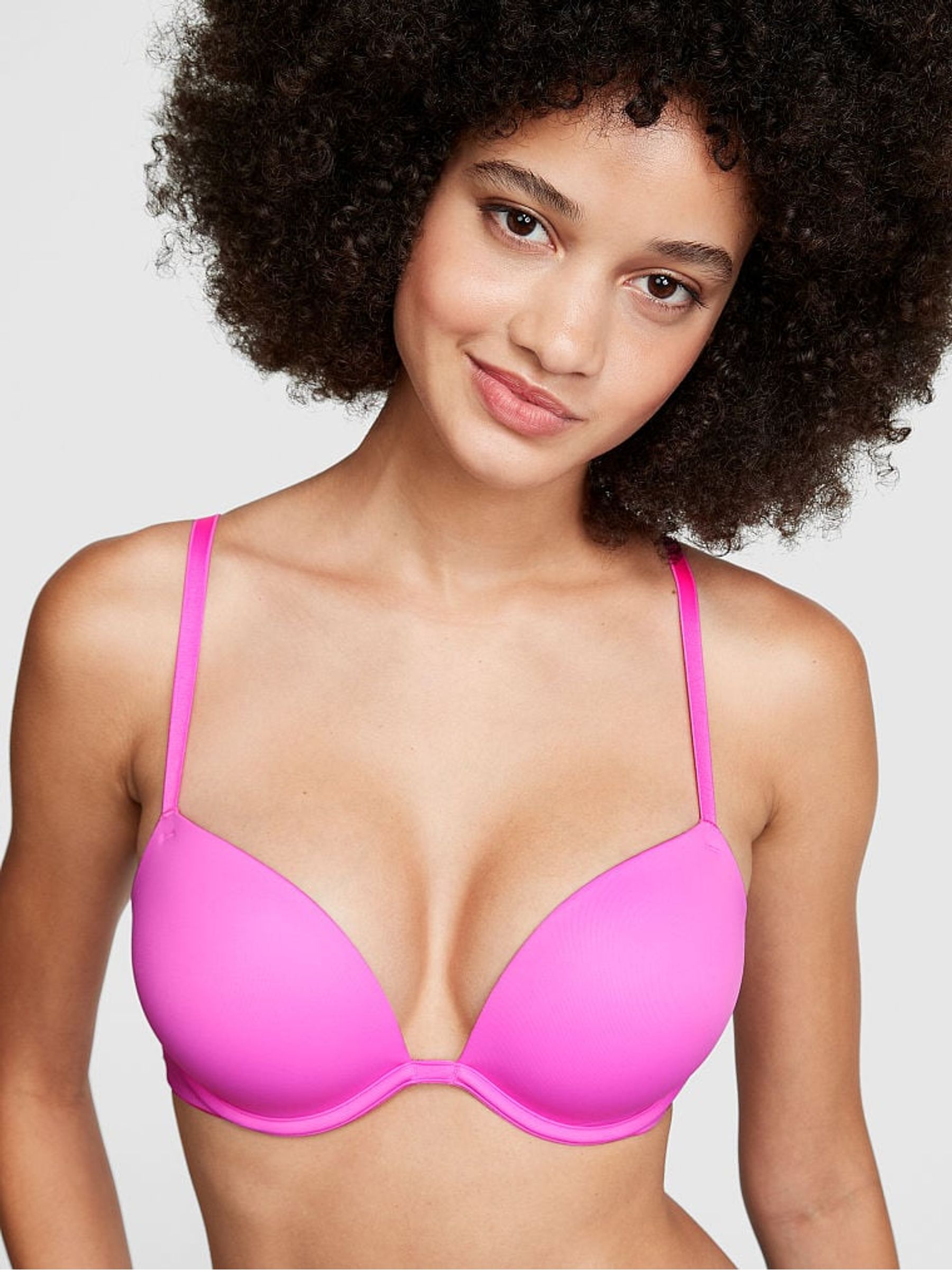 Pink Berry Super Push Up Bra - Image 1 of 4